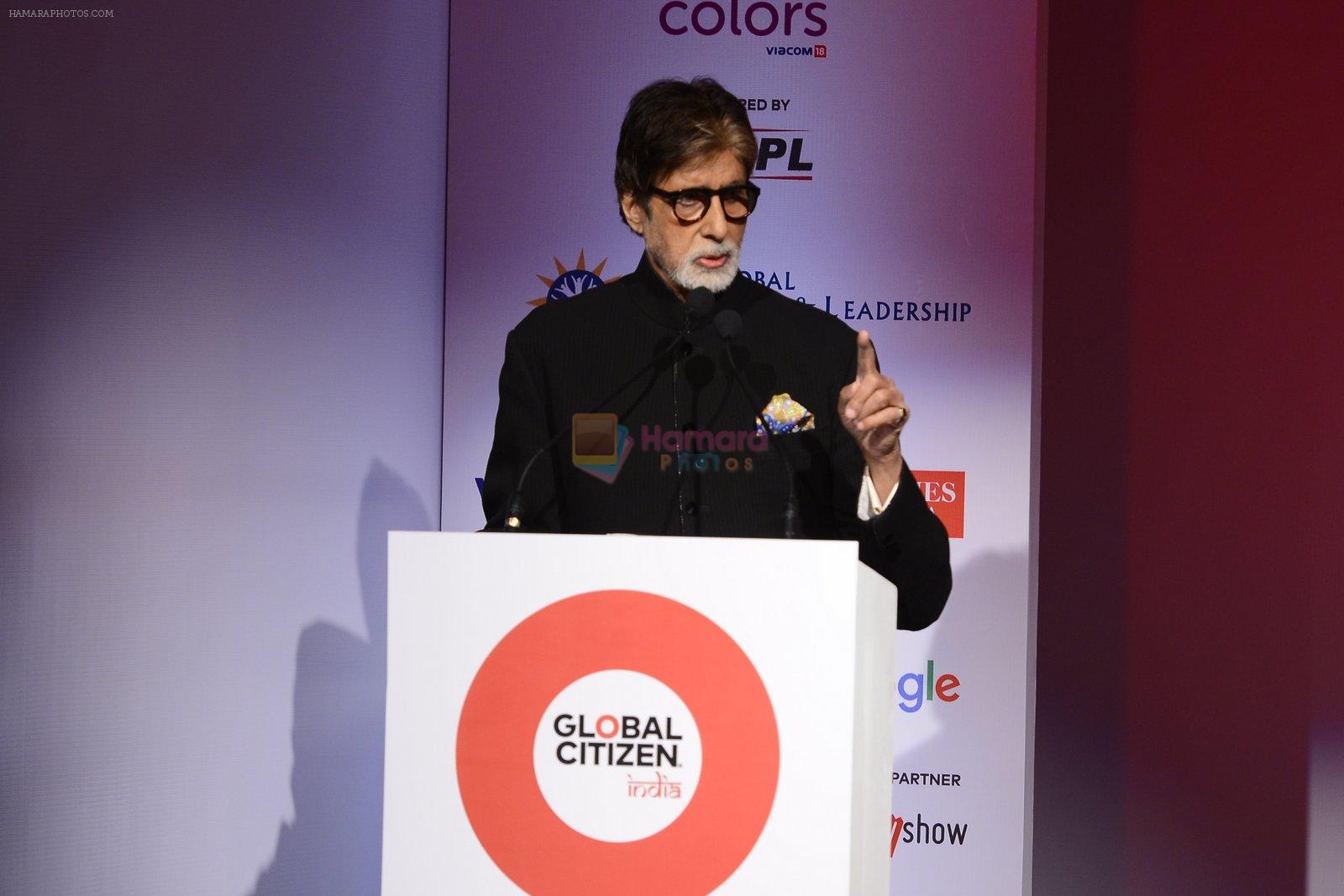 Amitabh Bachchan at the launch of Global Citizen India on 11th Sept 2016