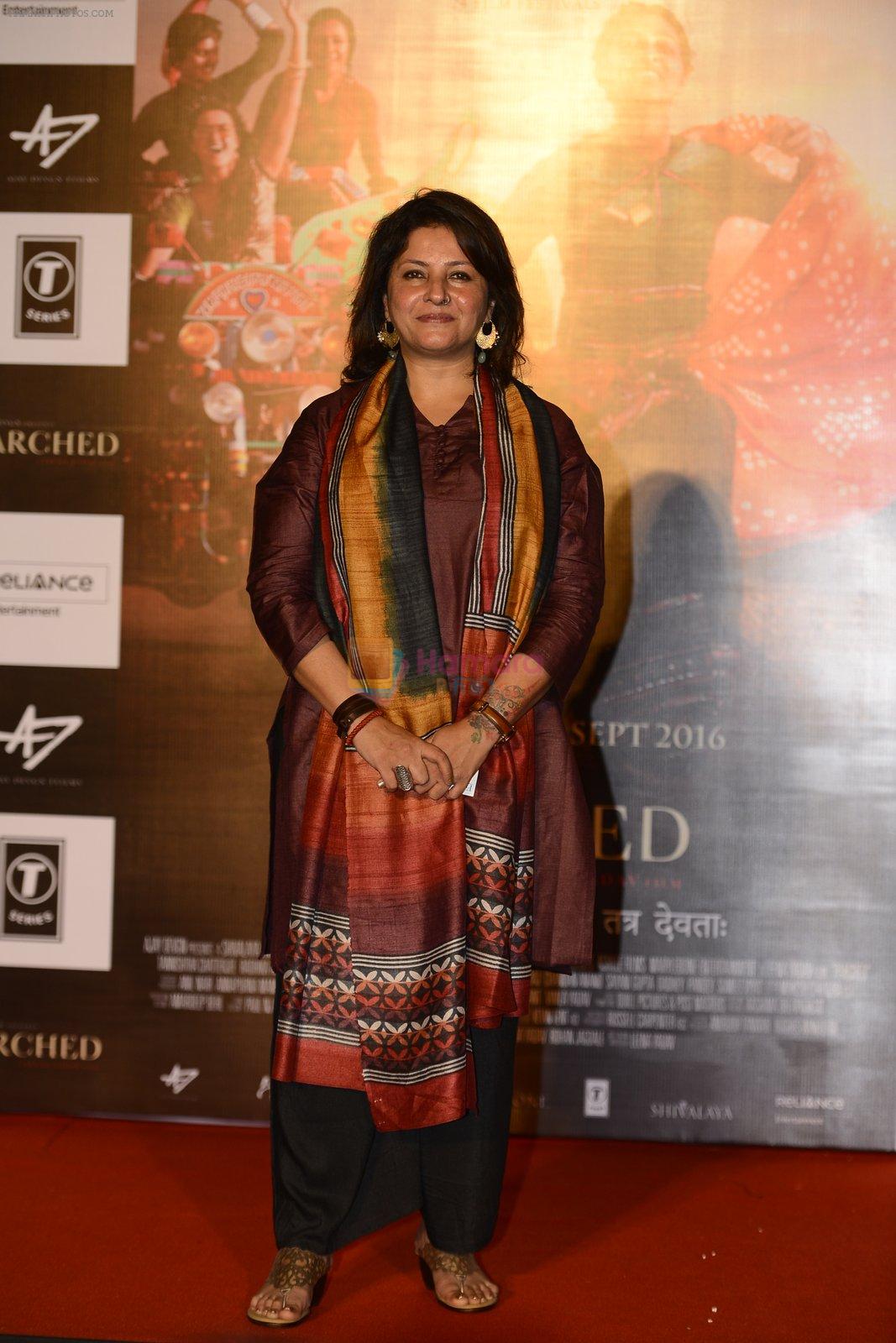 Leena Yadav at Ajay devgan's parched press meet