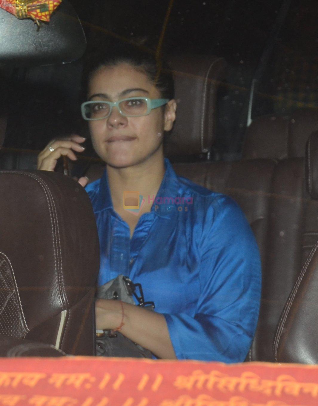 kajol snapped with family on 12th Sept 2016