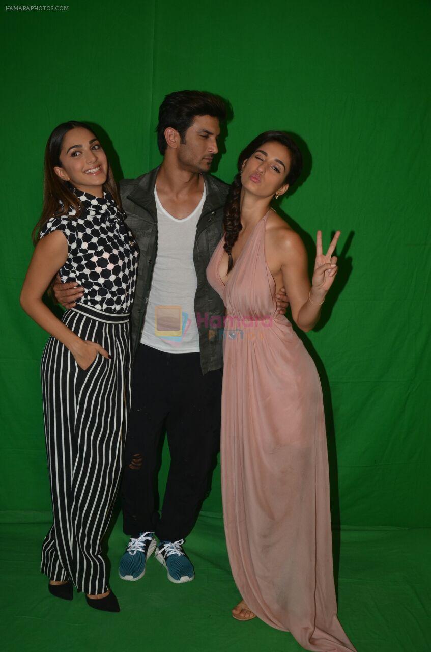 Kiara Advani, Sushant Singh Rajput,Disha Patani at the promotion of M S Dhoni on 13th Sept 2016