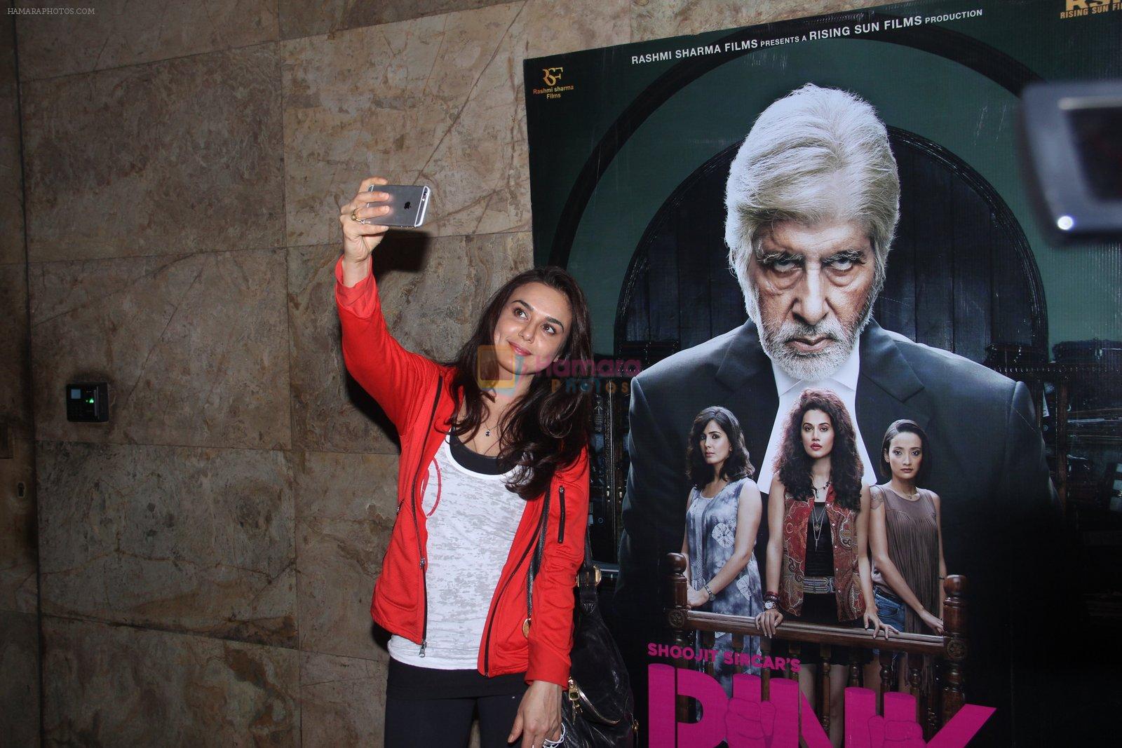 Preity Zinta at Pink Screening in Lightbox on 12th Sept 2016