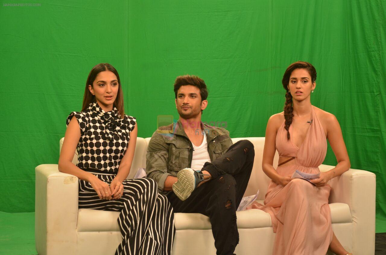 Kiara Advani, Sushant Singh Rajput,Disha Patani at the promotion of M S Dhoni on 13th Sept 2016