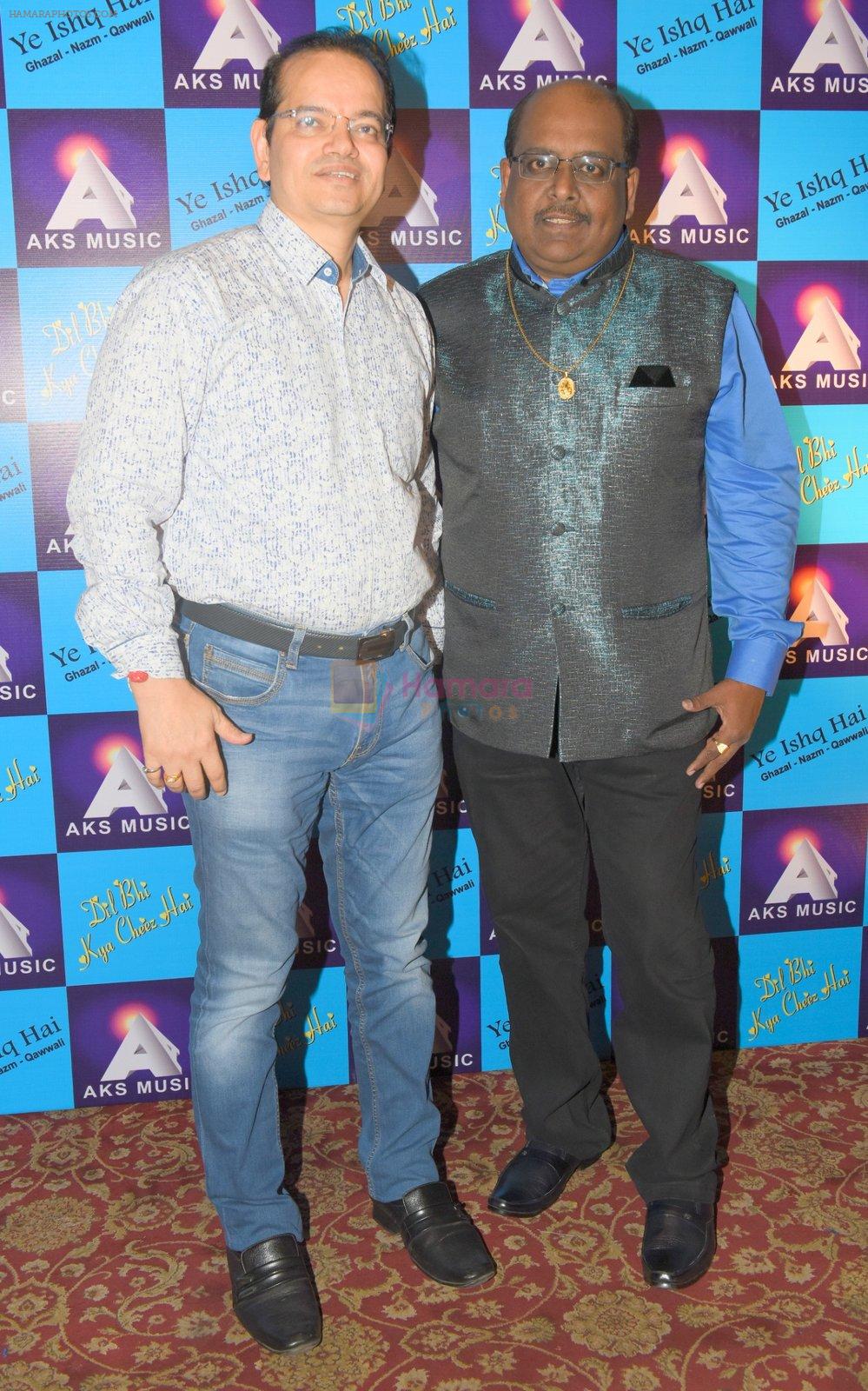 Champak Jain with Ram Shankar at Ye Ishq Hai album launch on 14th Sept 2016