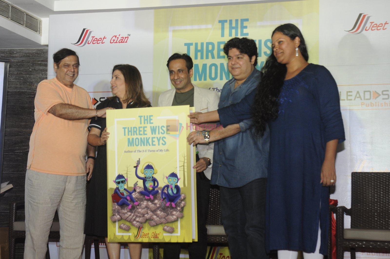 Farah Khan, Sajid Khan and David Dhawan launch three wise monkeys book launch on 19th Sept 2016