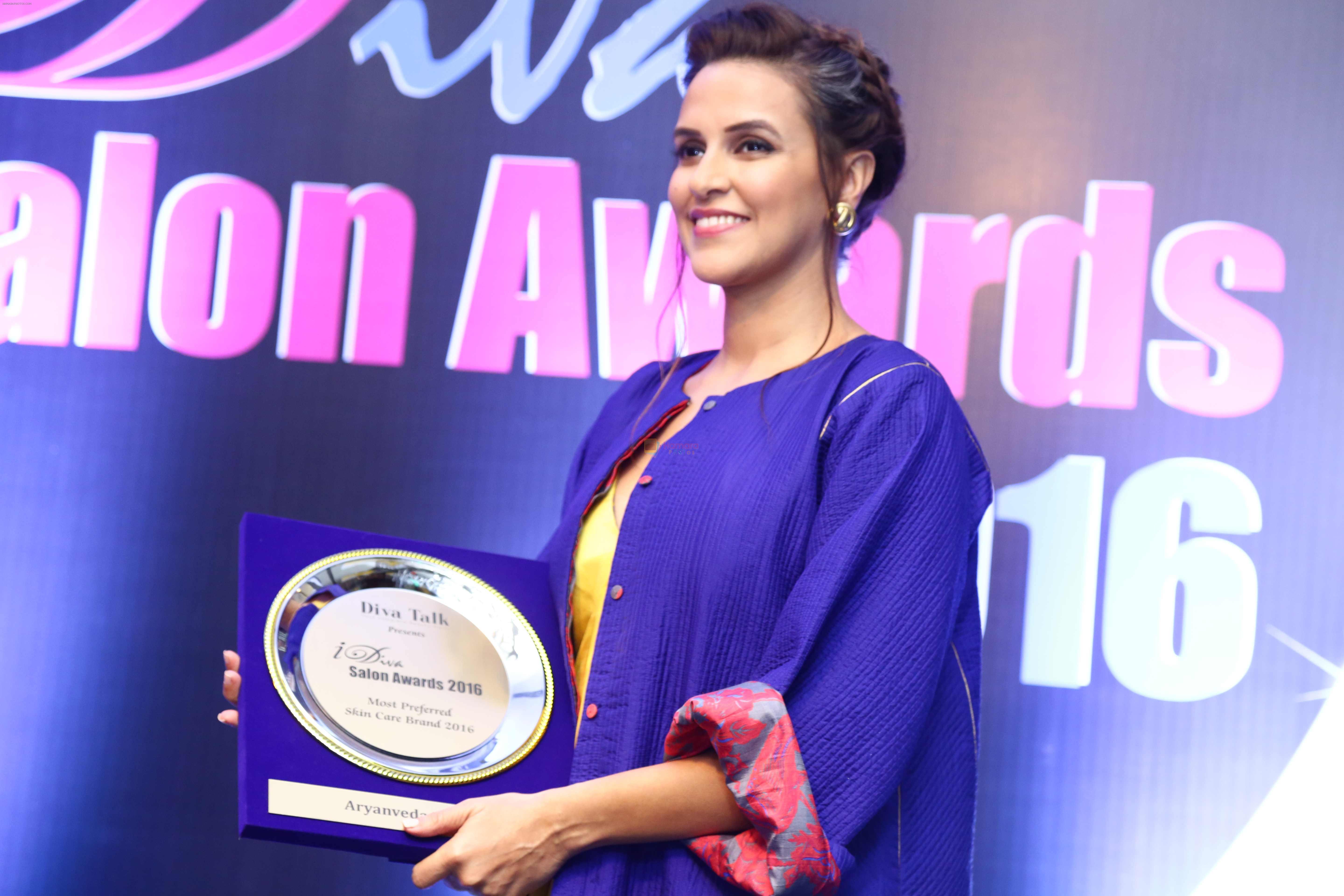 Neha Dhupia during the I Diva Salon Awards on 22nd Sept 2016