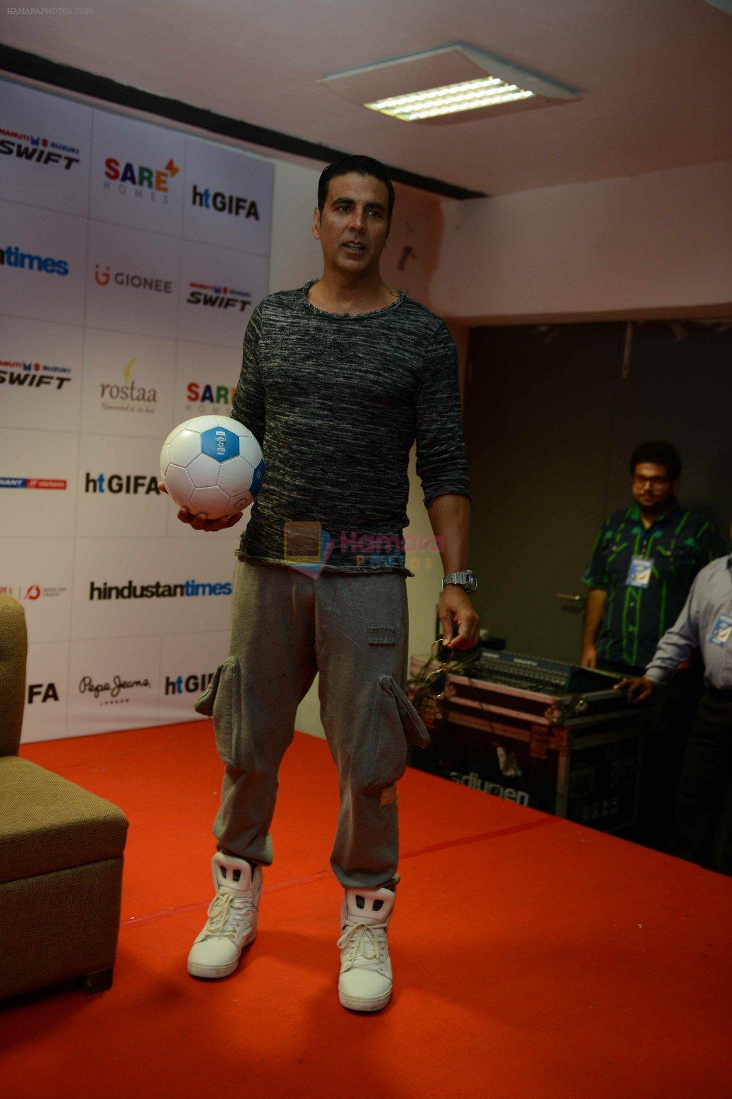 Akshay Kumar at HT GIFA Football event on 24th Sept 2016