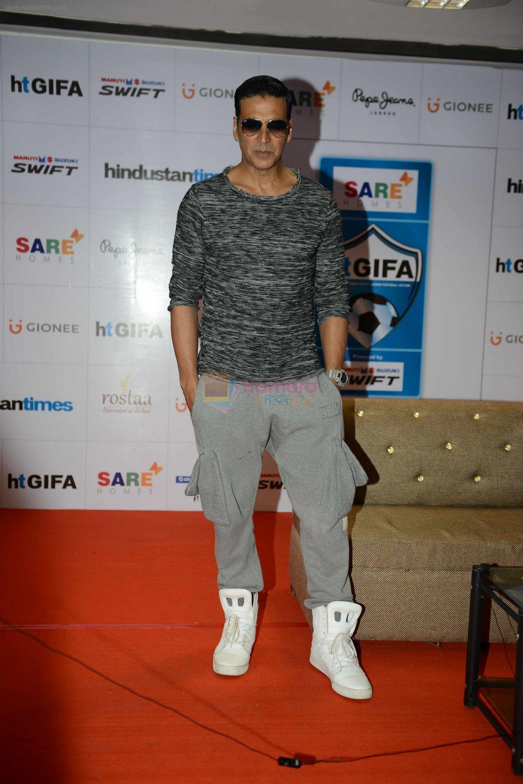 Akshay Kumar at HT GIFA Football event on 24th Sept 2016