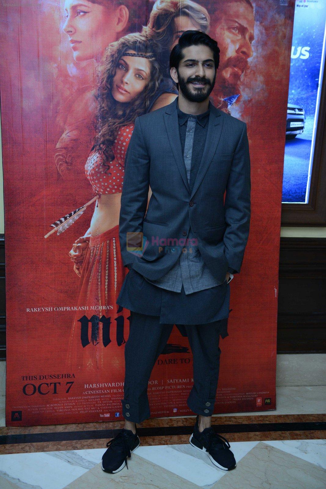 Harshvardhan Kapoor at Mirzya press conference in delhi on n26th Sept 2016