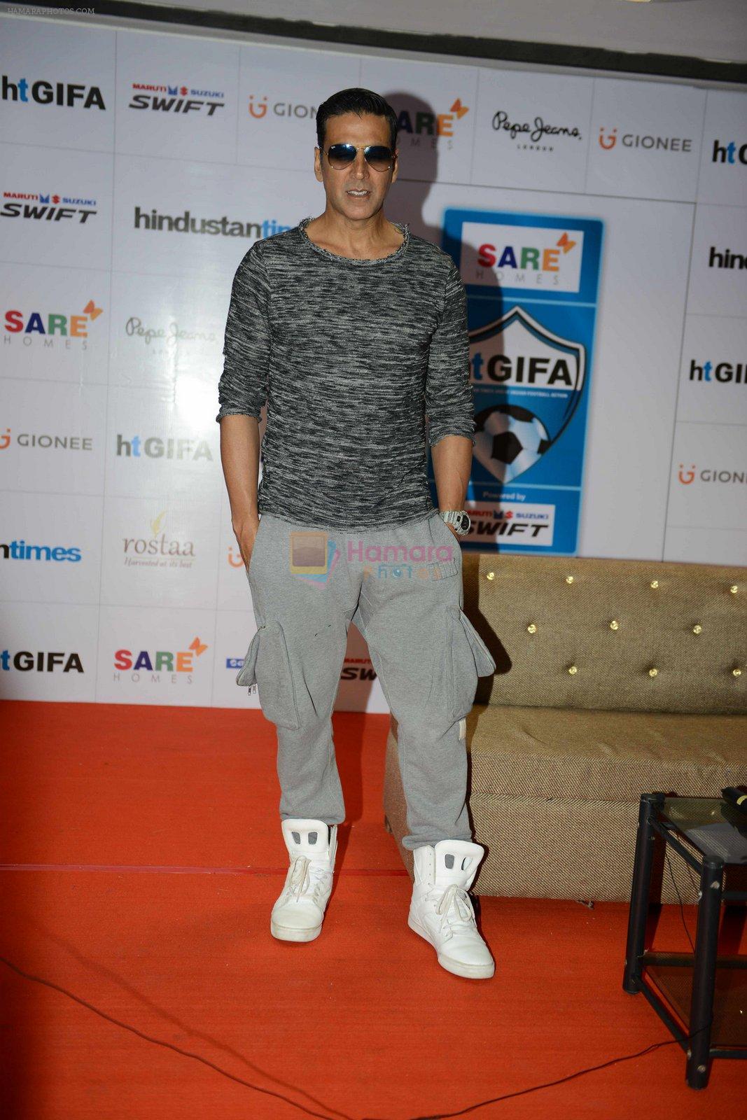 Akshay Kumar at HT GIFA Football event on 24th Sept 2016