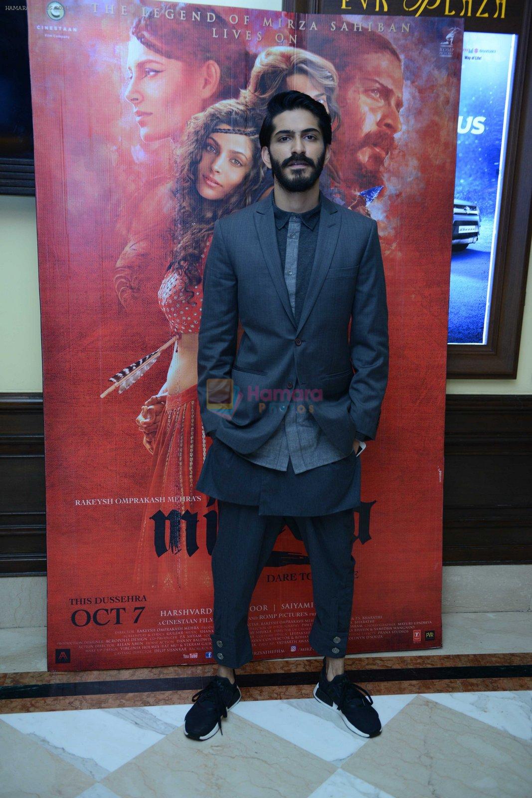 Harshvardhan Kapoor at Mirzya press conference in delhi on n26th Sept 2016