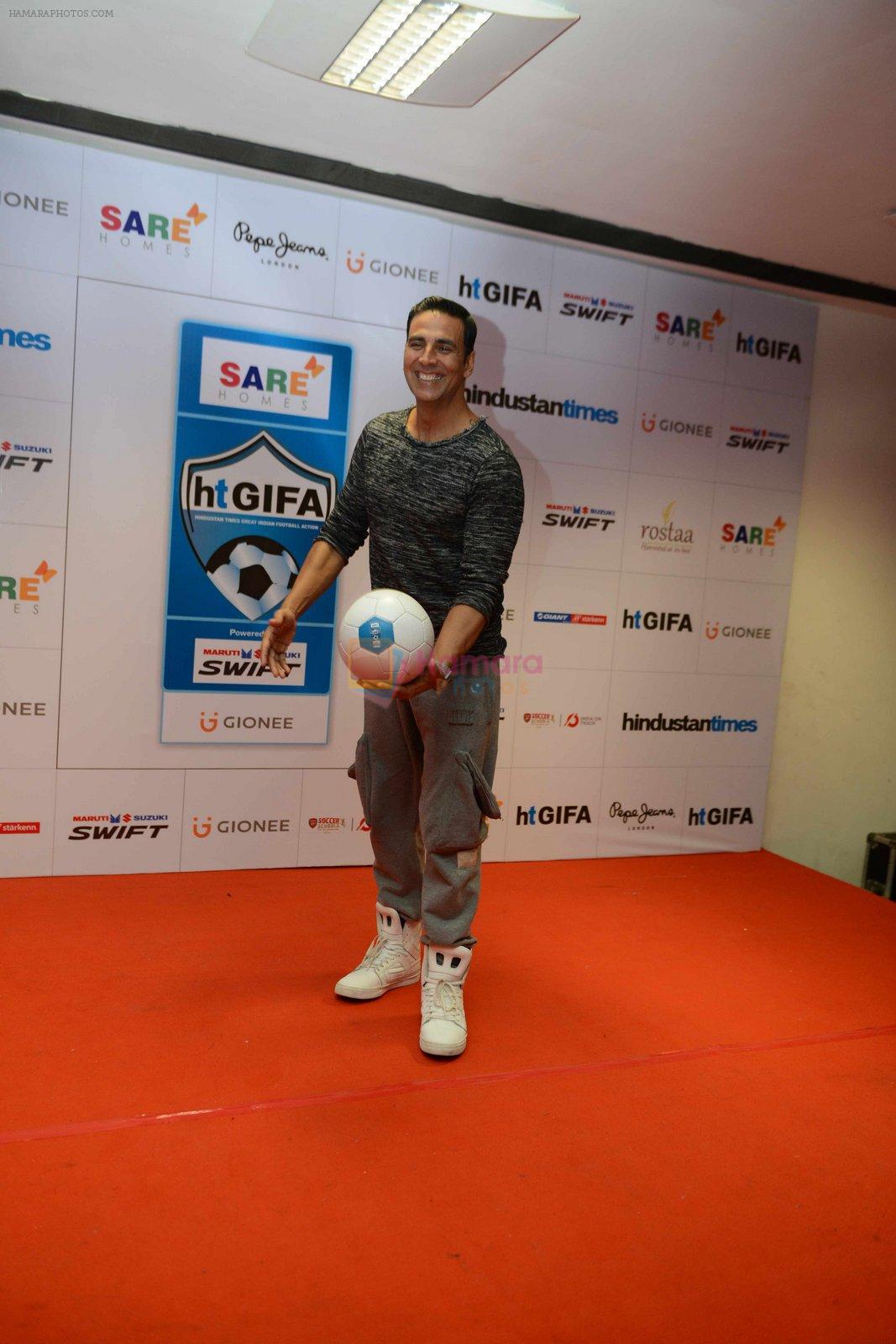 Akshay Kumar at HT GIFA Football event on 24th Sept 2016