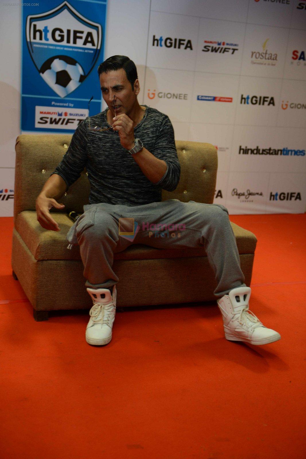 Akshay Kumar at HT GIFA Football event on 24th Sept 2016