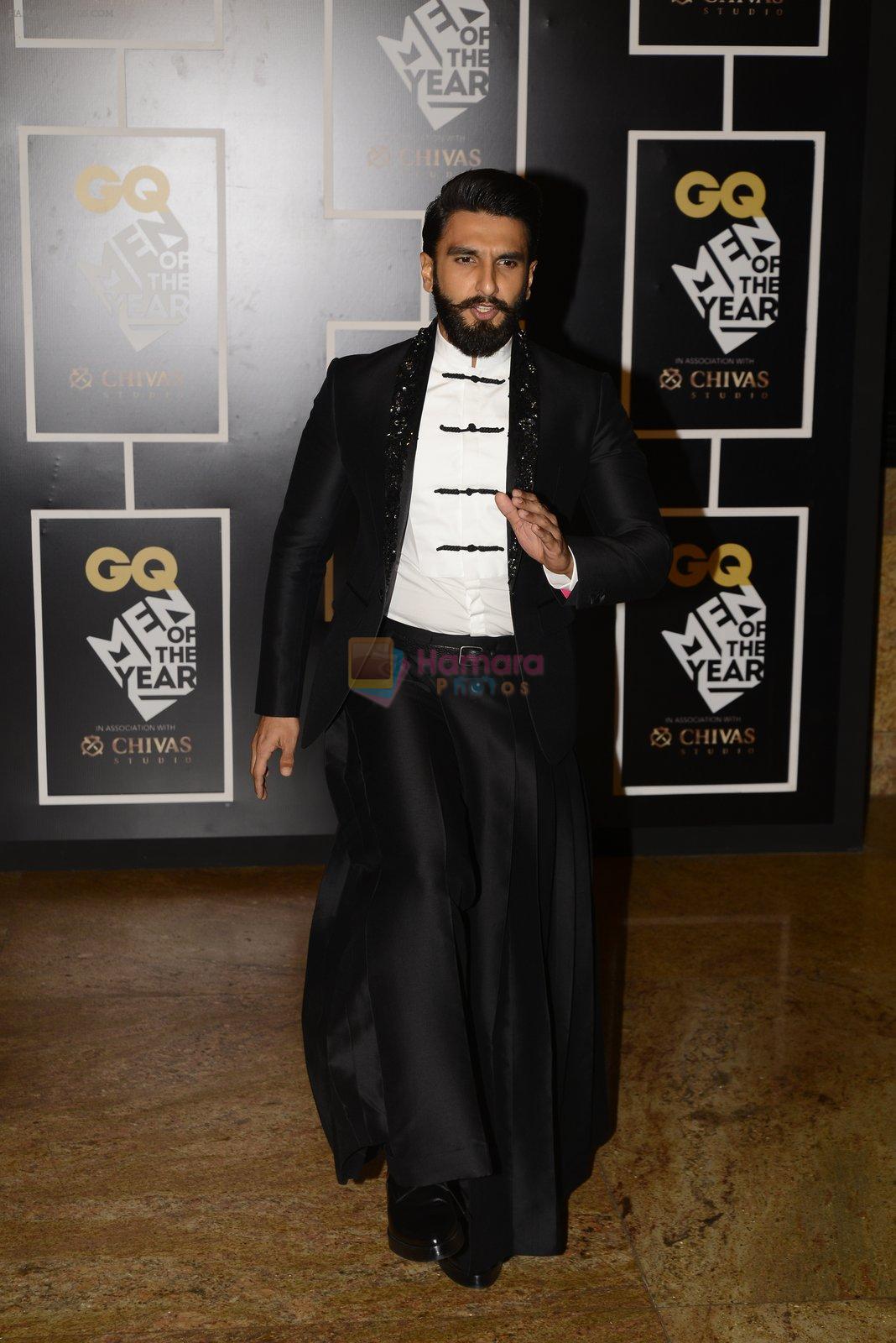 Ranveer Singh at GQ MEN OF THE YEAR on 27th Sept 2016