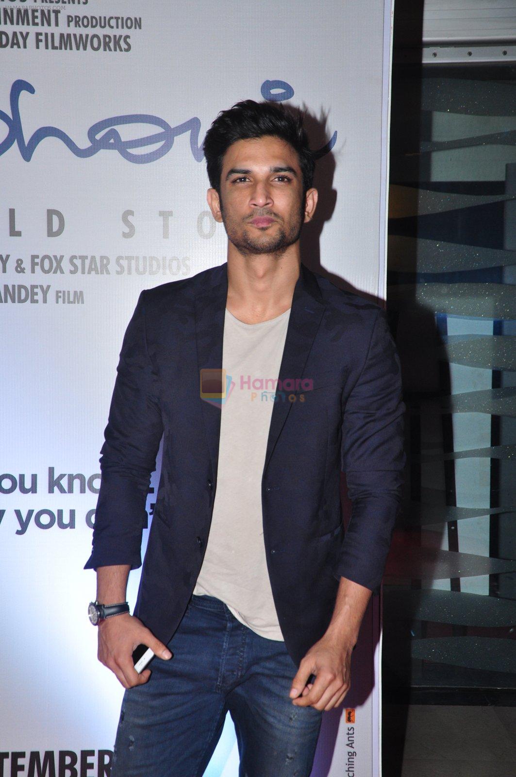 Sushant Singh Rajput at MS Dhoni premiere in Mumbai on 29th Sept 2016