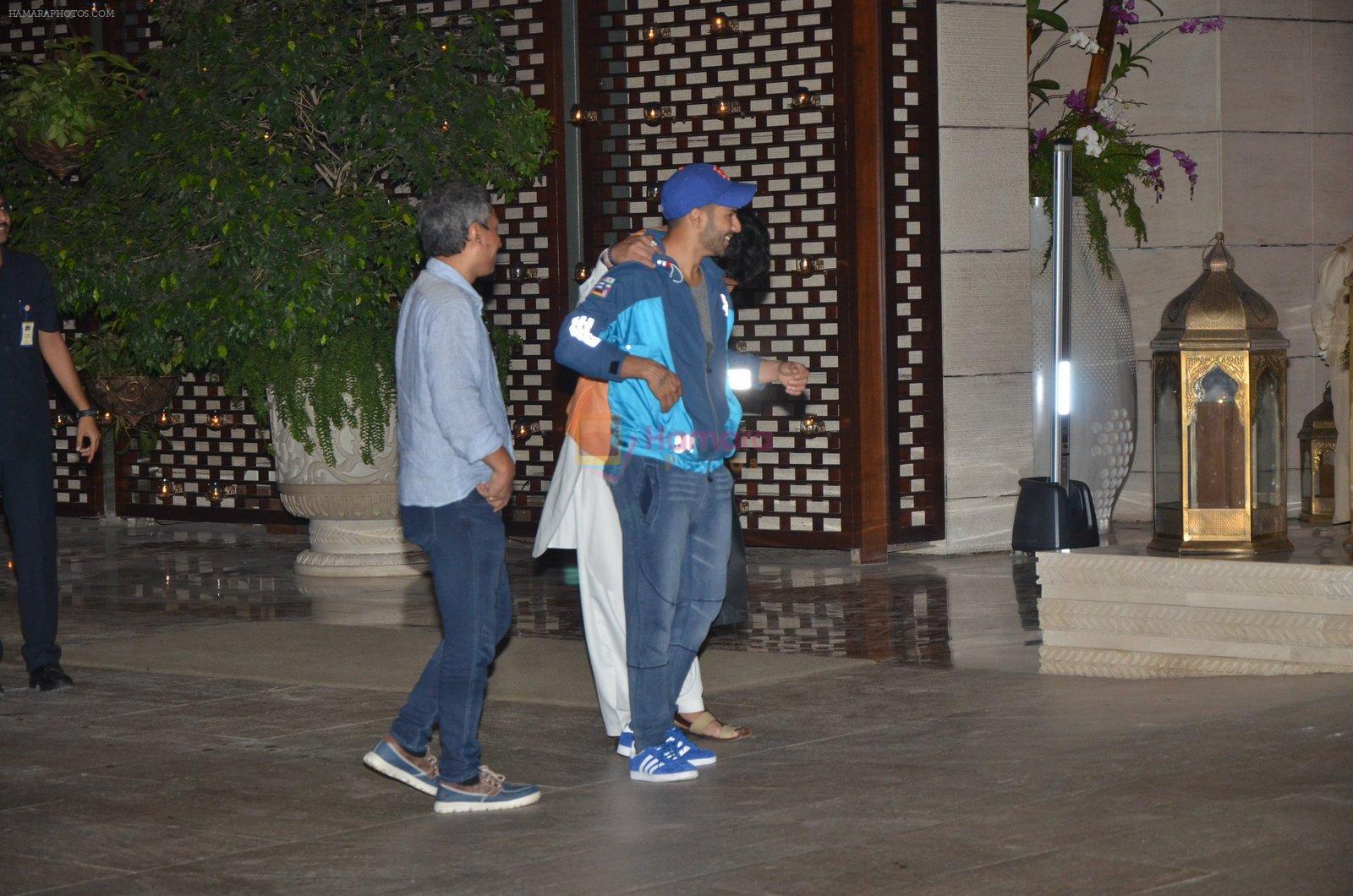 Varun Dhawan, Abhishek Bachchan snapped at Antila for ISL meet on 29th Sept 2016