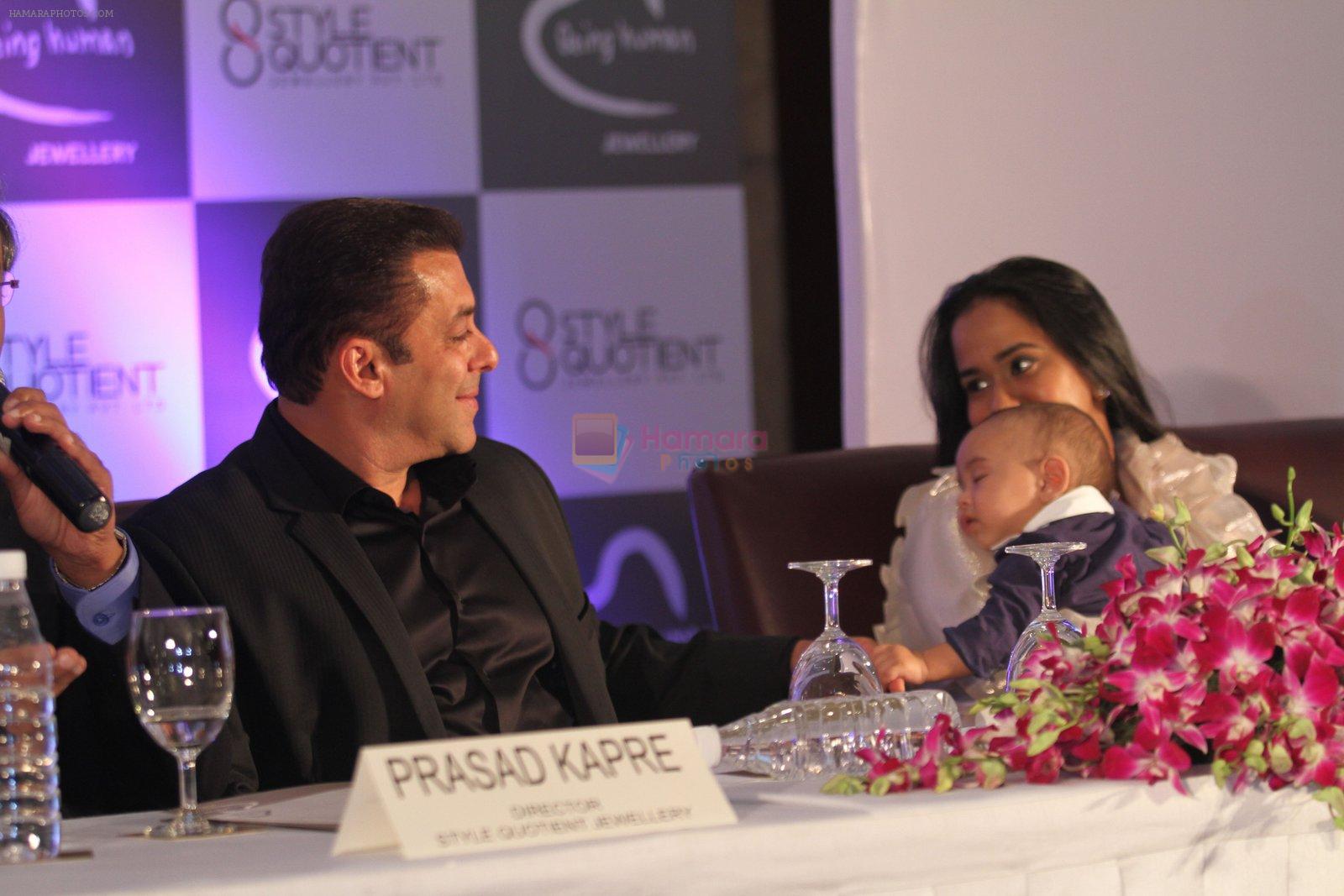 Salman Khan, Arpita Khan at Being Human jewellery launch on 30th Sept 2016