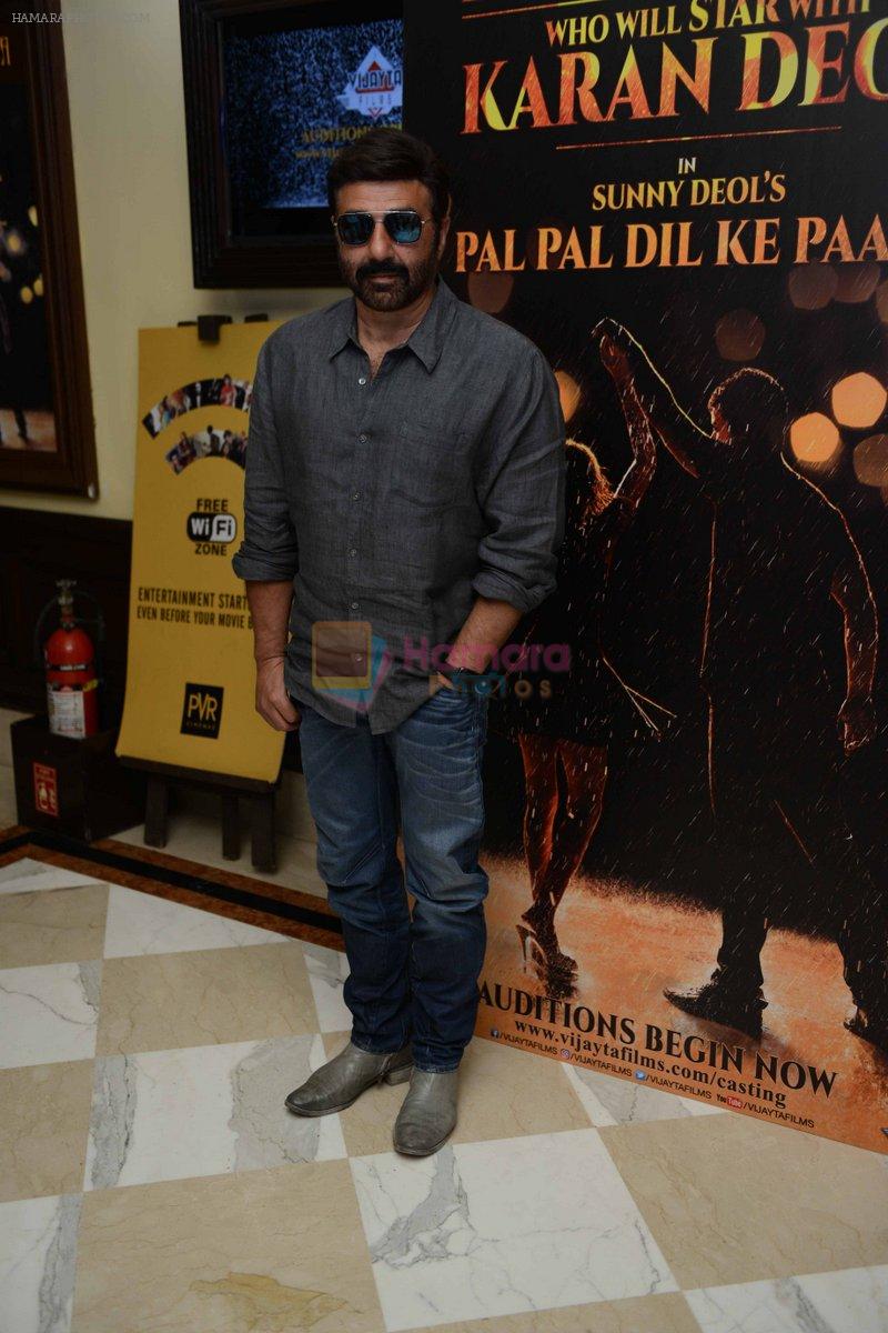 Sunny Deol during the press conference hunt for his son's debut film at PVR Plaza in New delhi on 1st Oct 2016