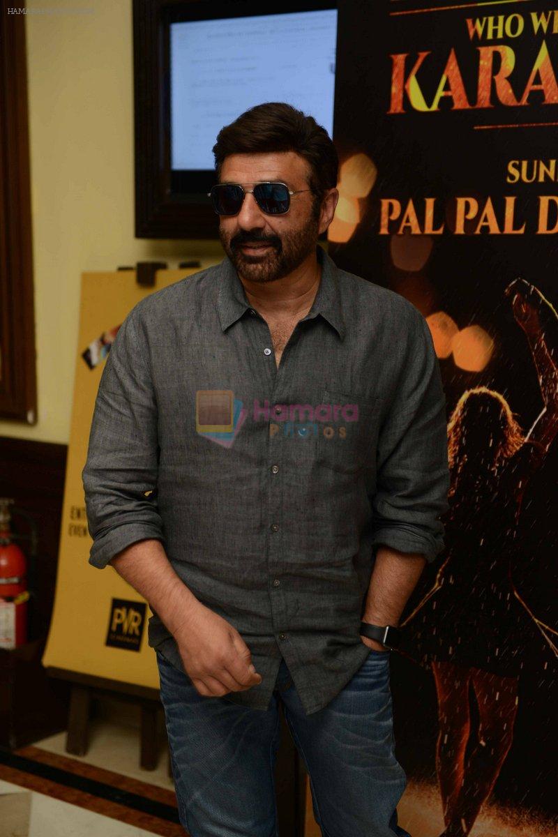 Sunny Deol during the press conference hunt for his son's debut film at PVR Plaza in New delhi on 1st Oct 2016