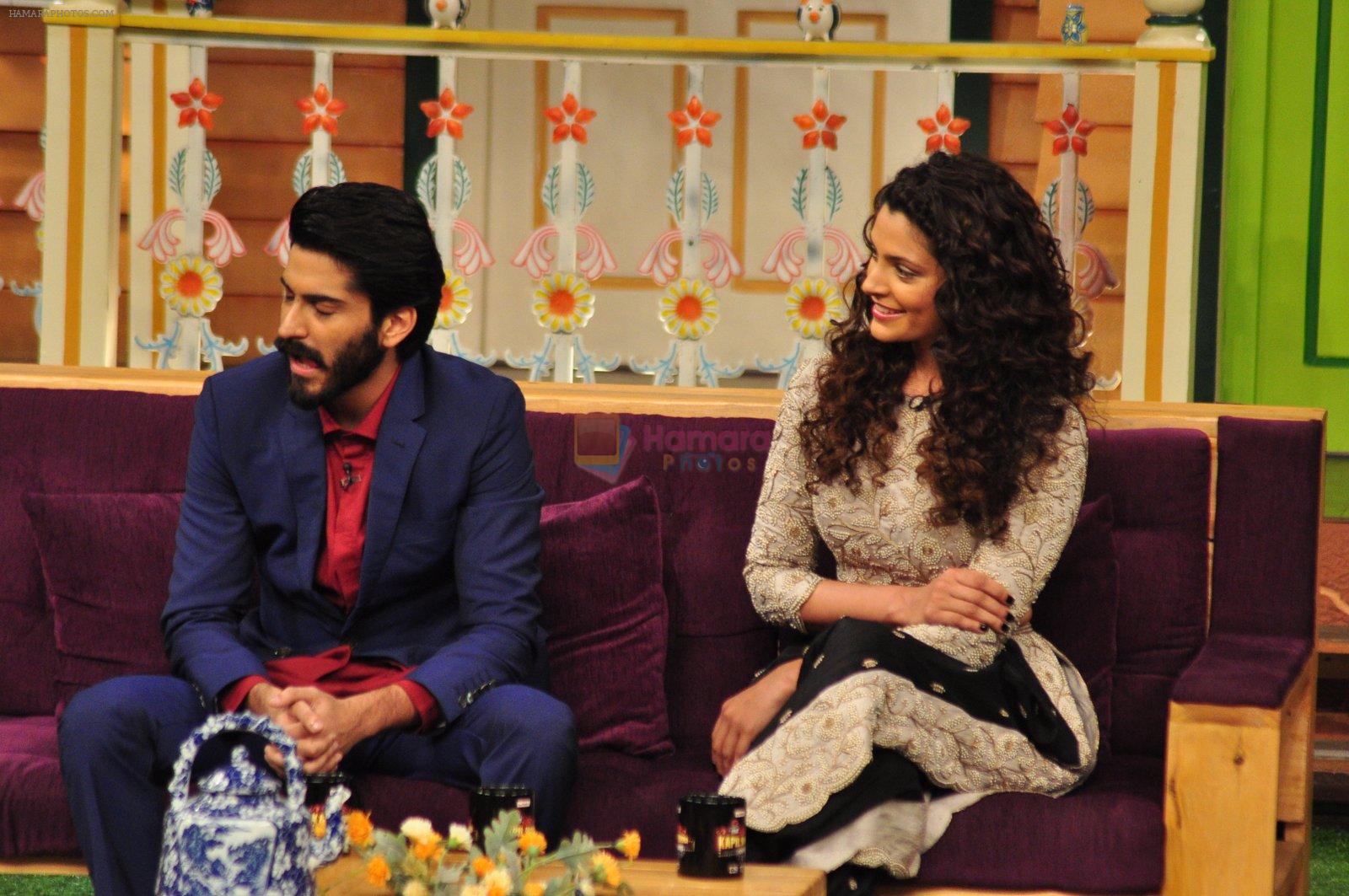 Harshvardhan Kapoor, Saiyami Kher promotes Mirzya on the sets of The Kapil Sharma Show on 30th Sept 2016