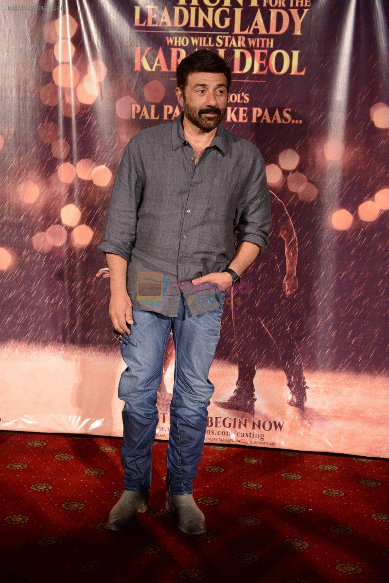 Sunny Deol during the press conference hunt for his son's debut film at PVR Plaza in New delhi on 1st Oct 2016