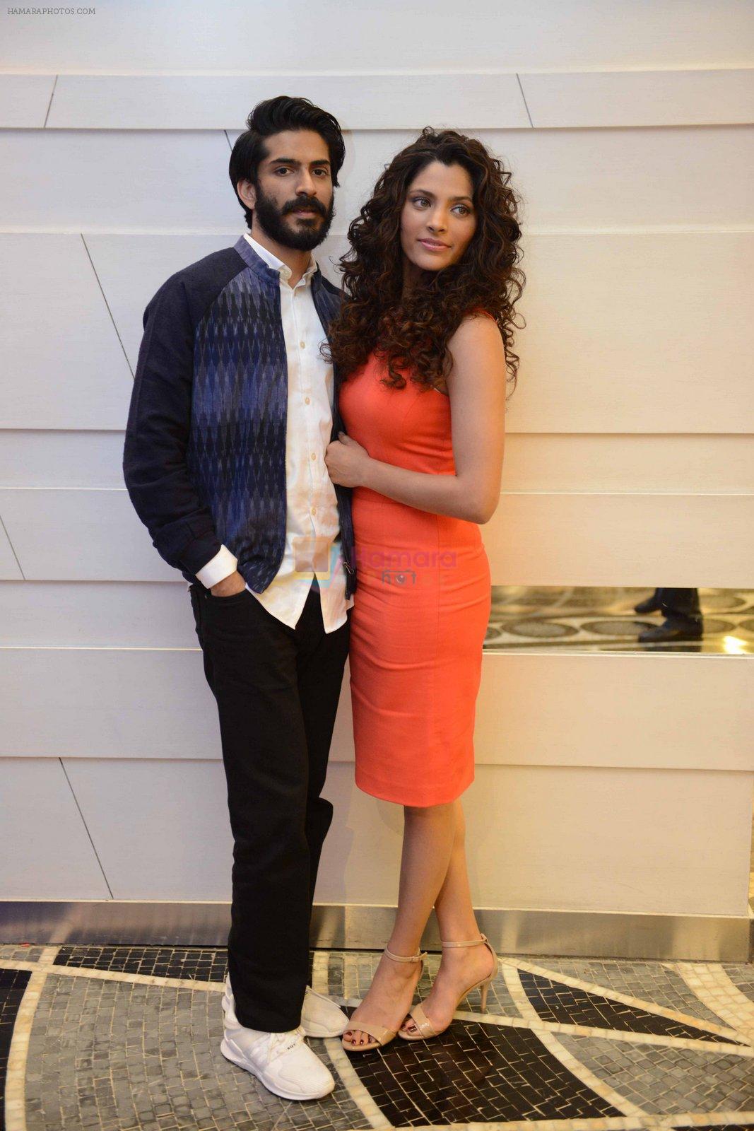 Harshvardhan Kapoor, Saiyami Kher at Mirzya press meet in Delhi on 3rd Oct 2016