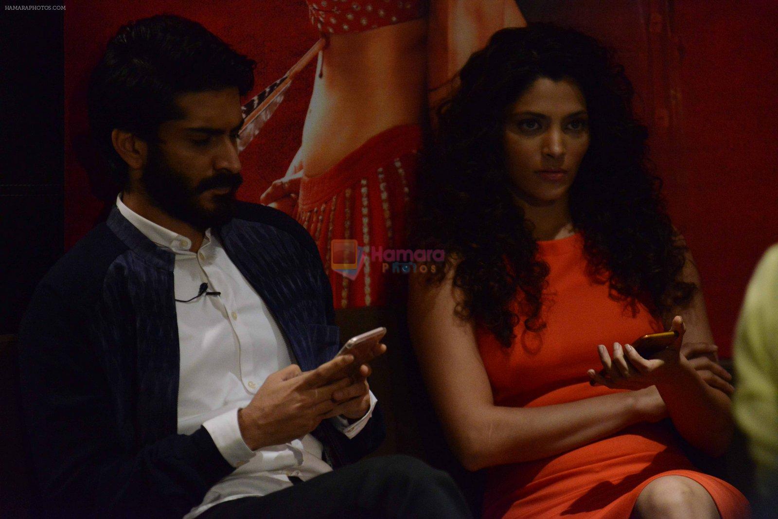 Harshvardhan Kapoor, Saiyami Kher at Mirzya press meet in Delhi on 3rd Oct 2016