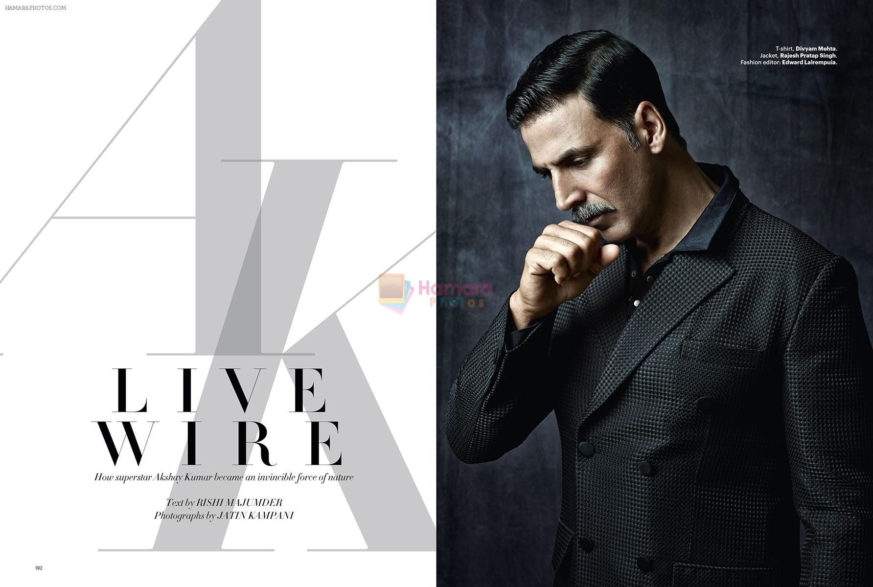 Akshay Kumar graces the October cover of Harper's BAZAAR India