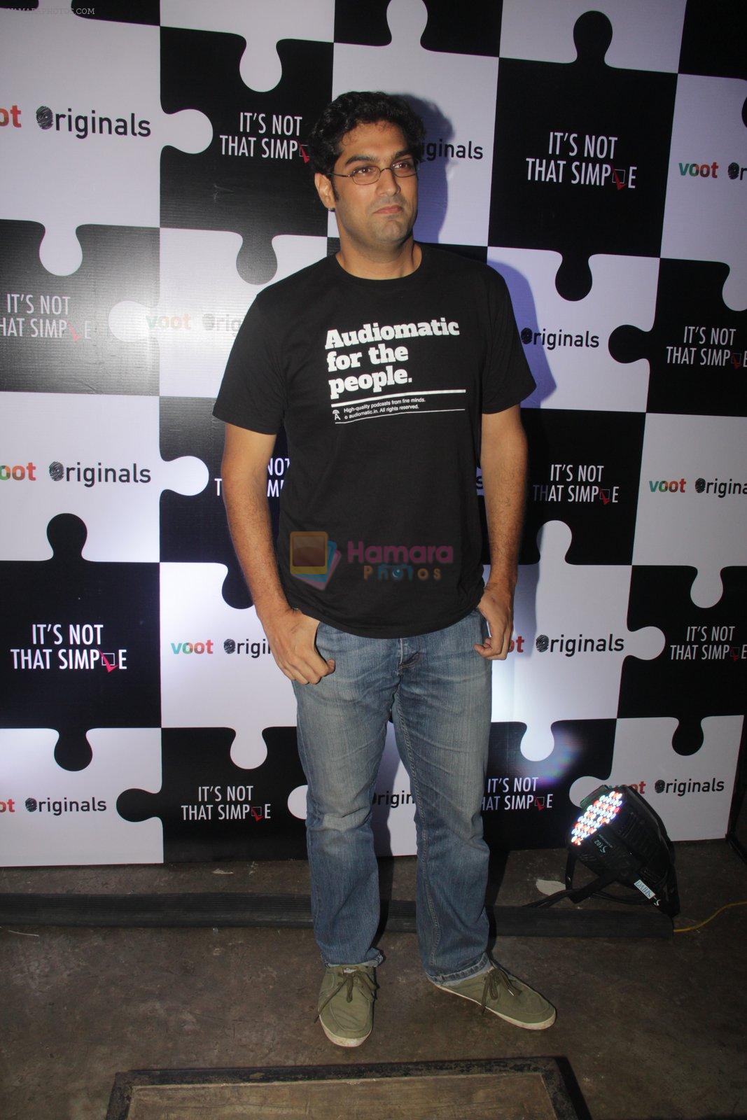 Kunal Roy Kapoor at the screening of It�s Not That Simple on 3rd Oct 2016