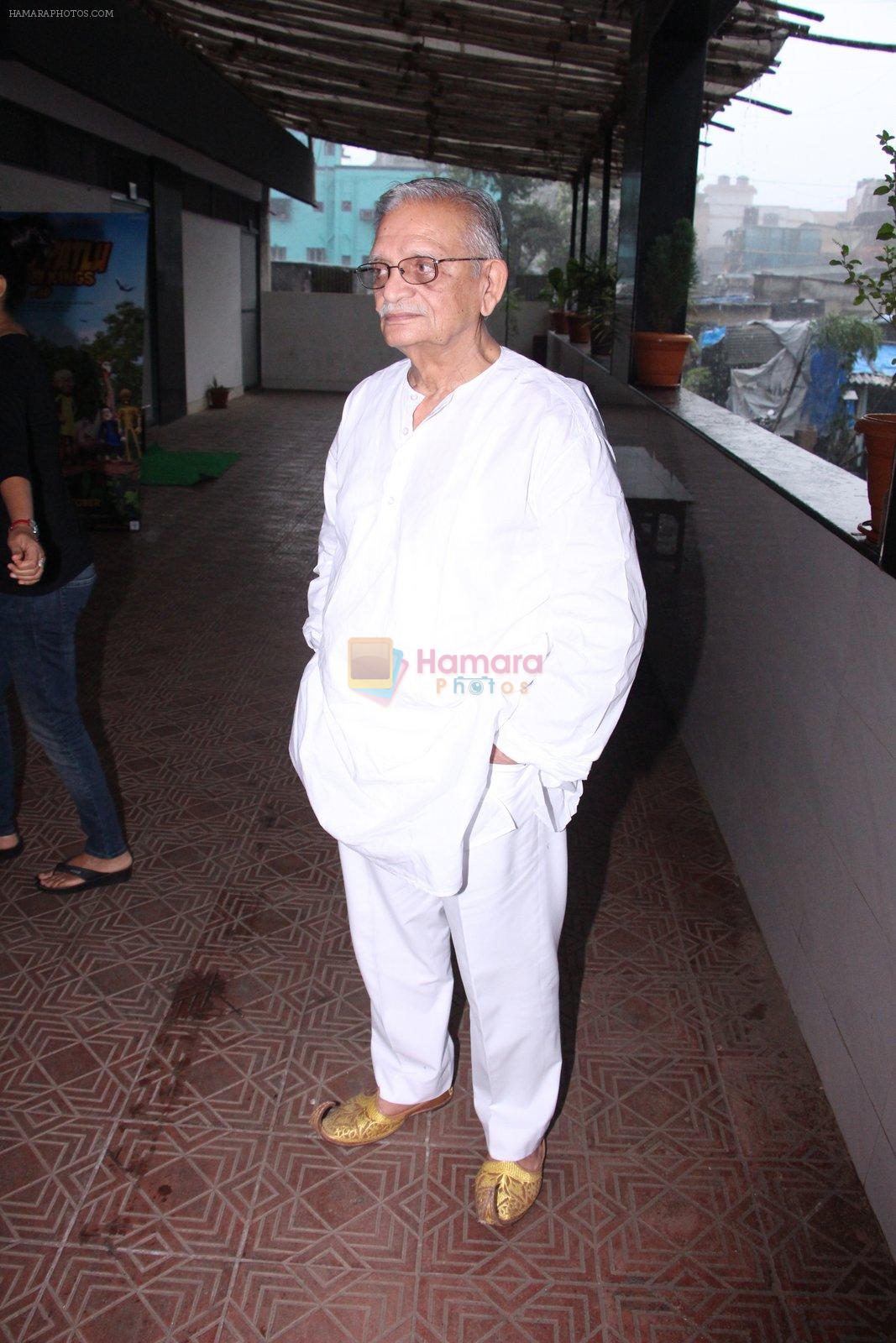 Gulzar at the music launch of Motu Patlu-bKing of Kings 3D on 4th Oct 2016