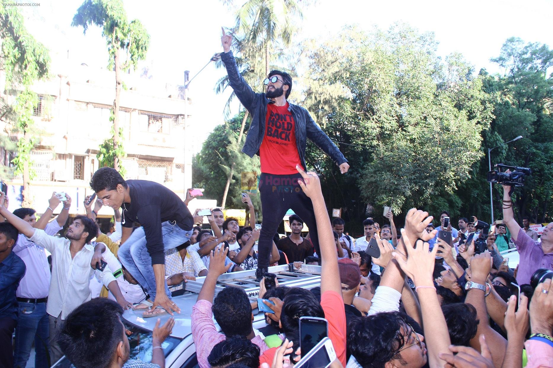 Ranveer Singh at JACK&JONES Dont Hold Back Campaign Launch