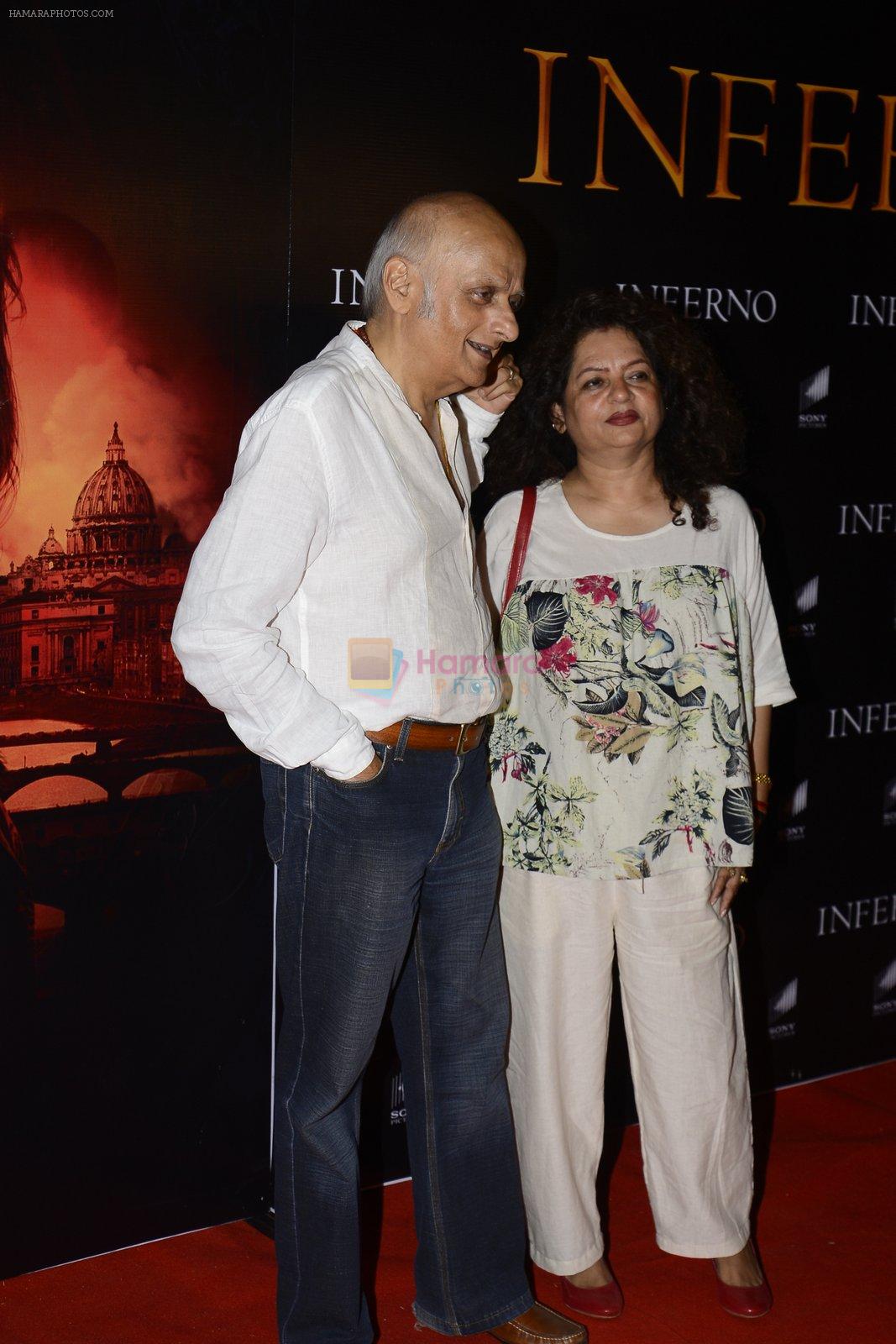 Mukesh Bhatt at Inferno premiere on 12th Oct 2016