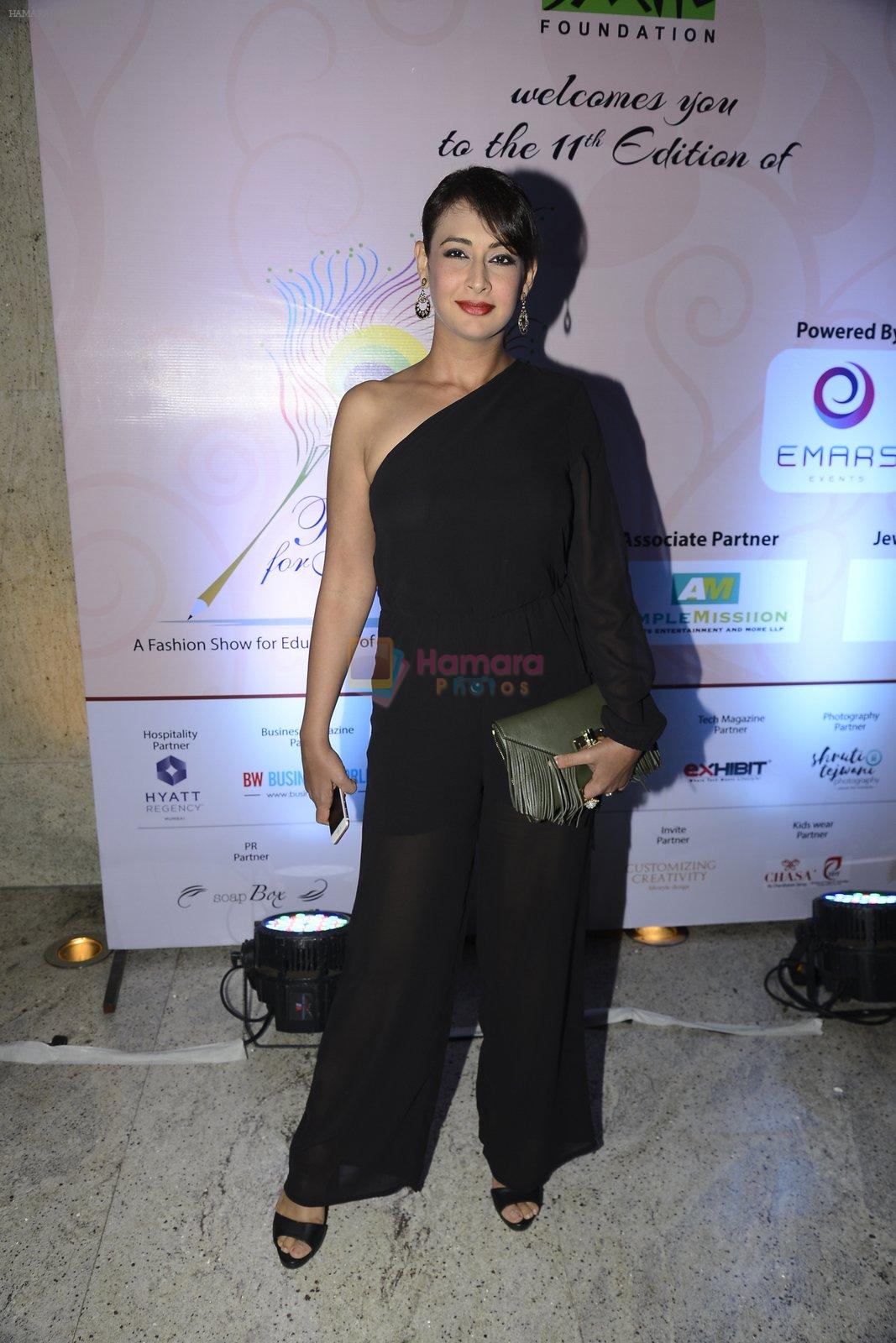 Preeti Jhangiani at Smile Foundation charity fashion show on 13th Oct 2016