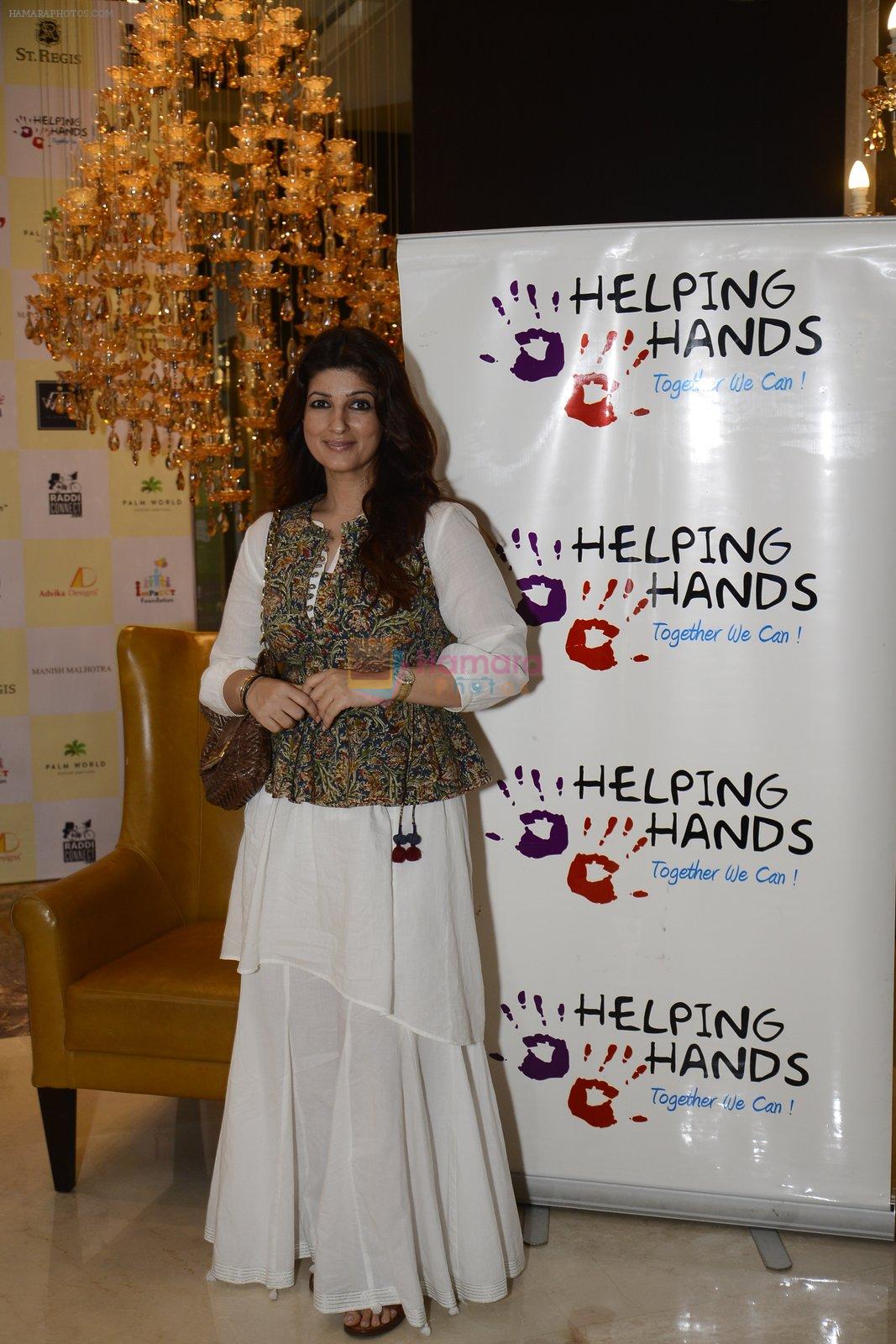 Twinkle khanna innaugurate helping hands exhibition in st regis on 13th Oct 2016