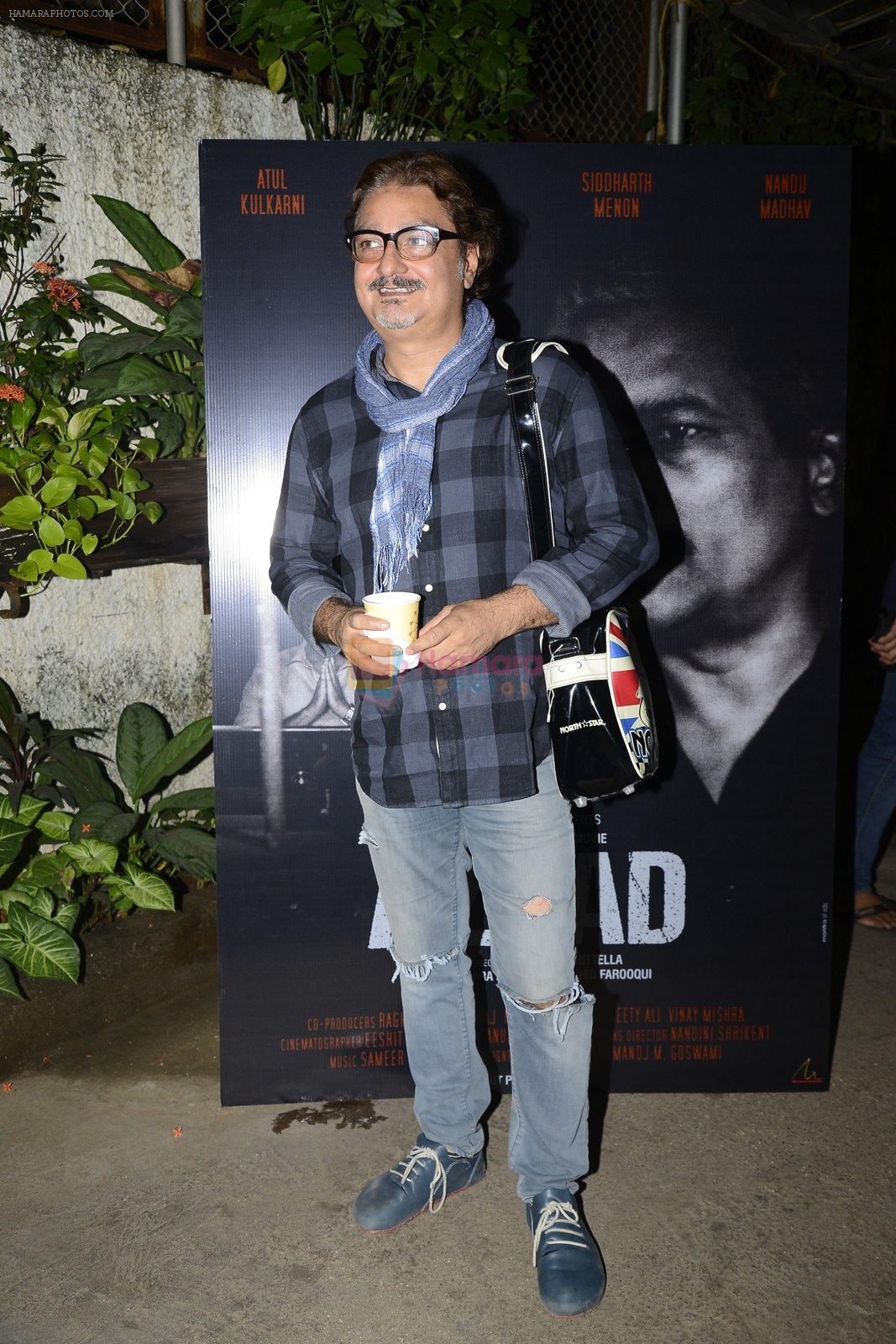 Vinay Pathak at Azaad film screening on 18th Oct 2016