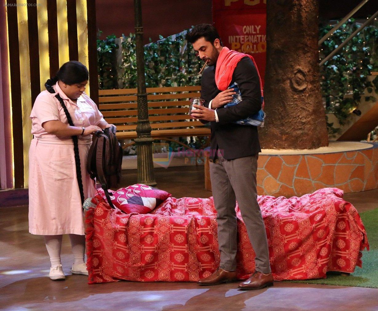 Ranbir Kapoor at the promotion of Ae Dil Hai Mushkil on the sets of Kapil Sharma Show on 19th Oct 2016