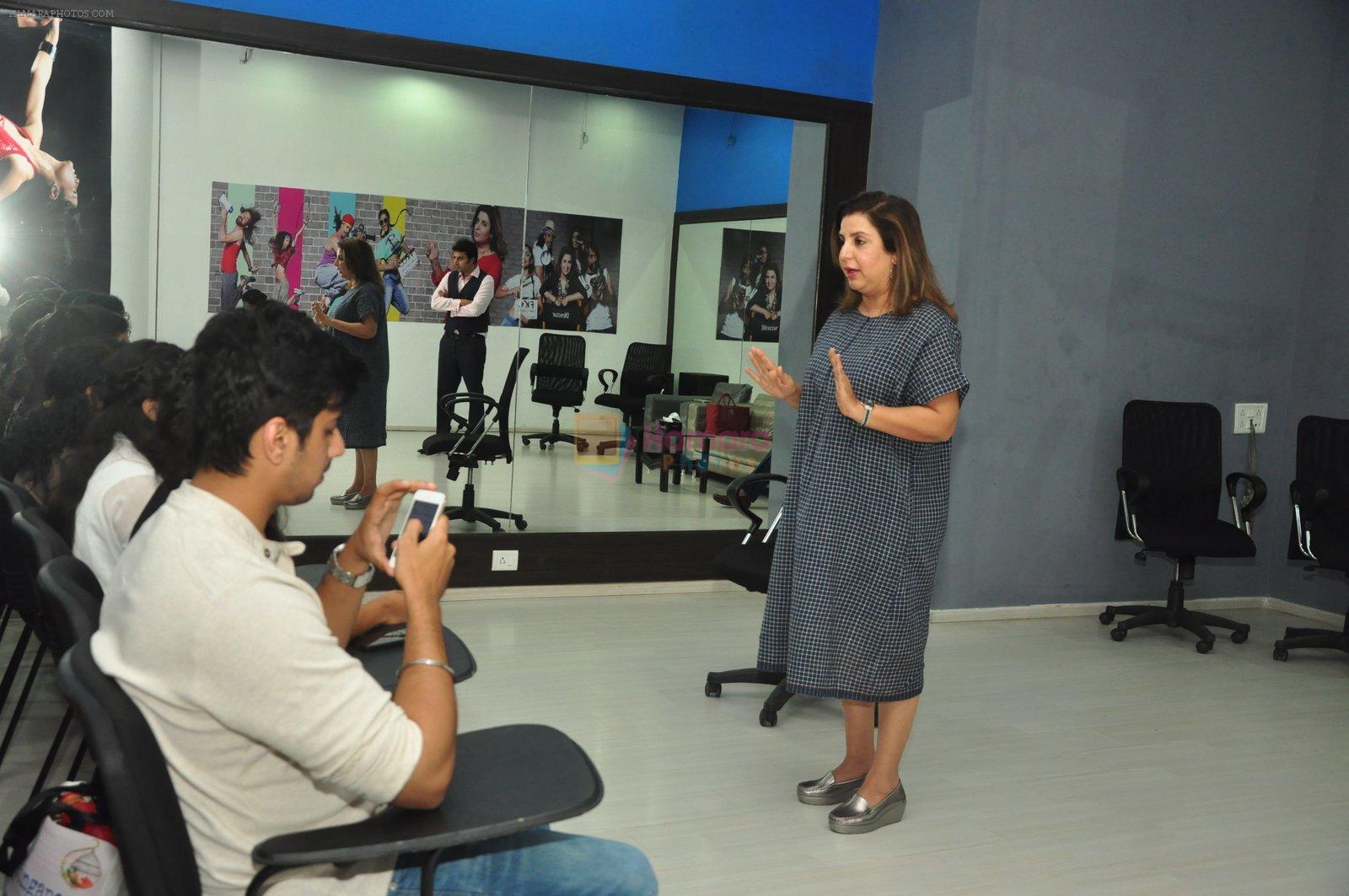 Farah Khan takes class for ITA students on 19th Oct 2016