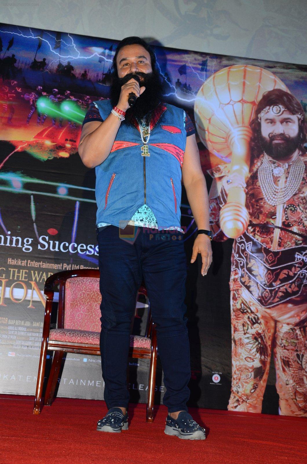 Gurmeet Ram Rahim Singh at MSG success event in Mumbai on 19th Oct 2016
