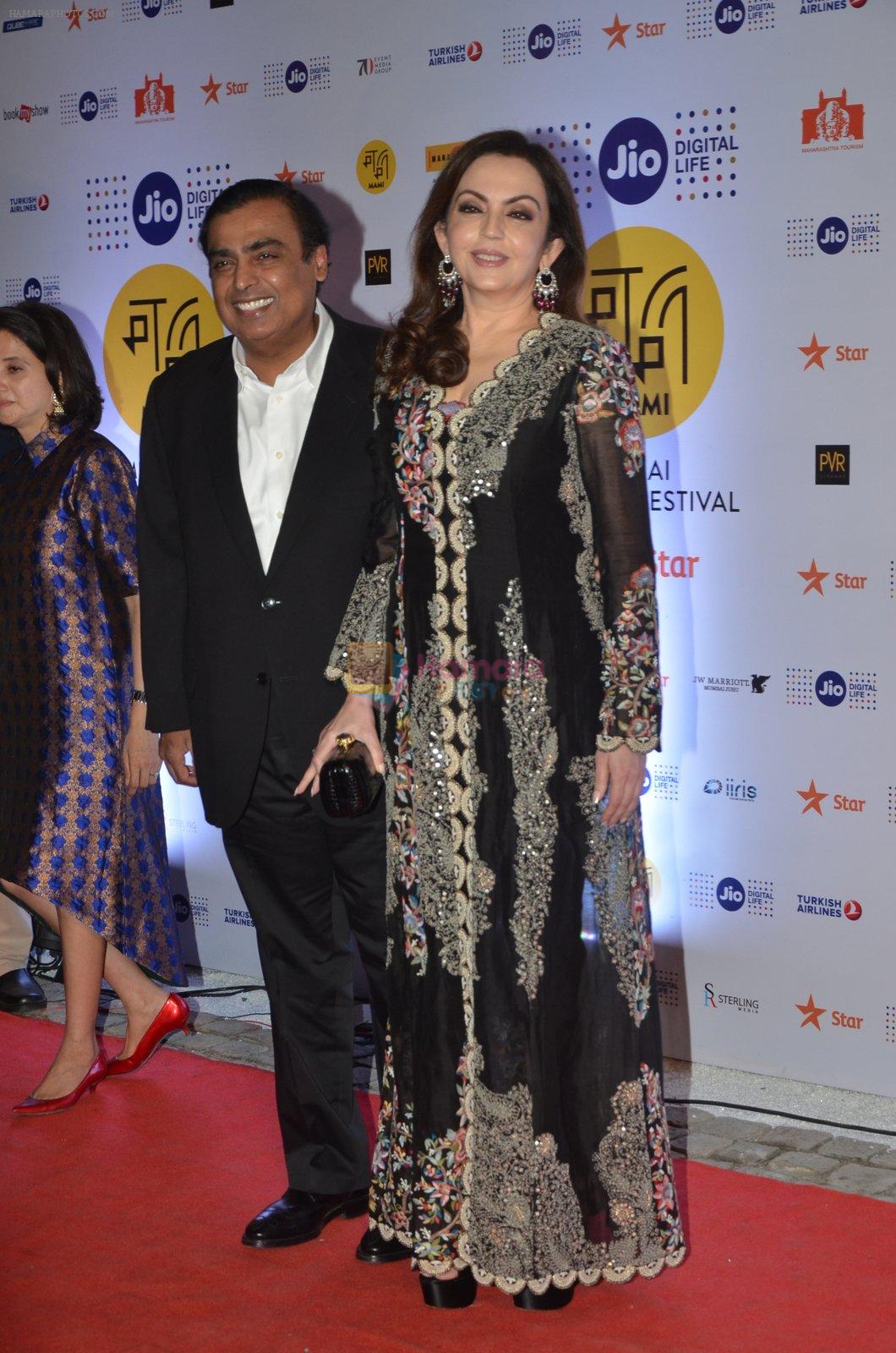 Nita AMbani, Mukesh Ambani at MAMI Film Festival 2016 on 20th Oct 2016