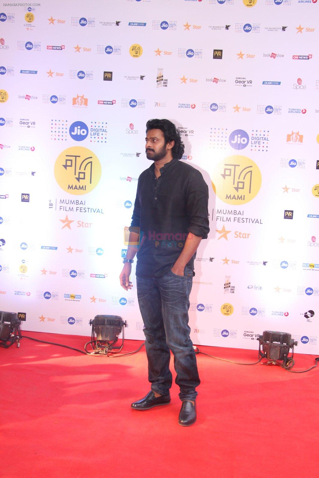 Prabhas at MAMI Film Festival 2016 Day 2 on 22nd Oct 2016