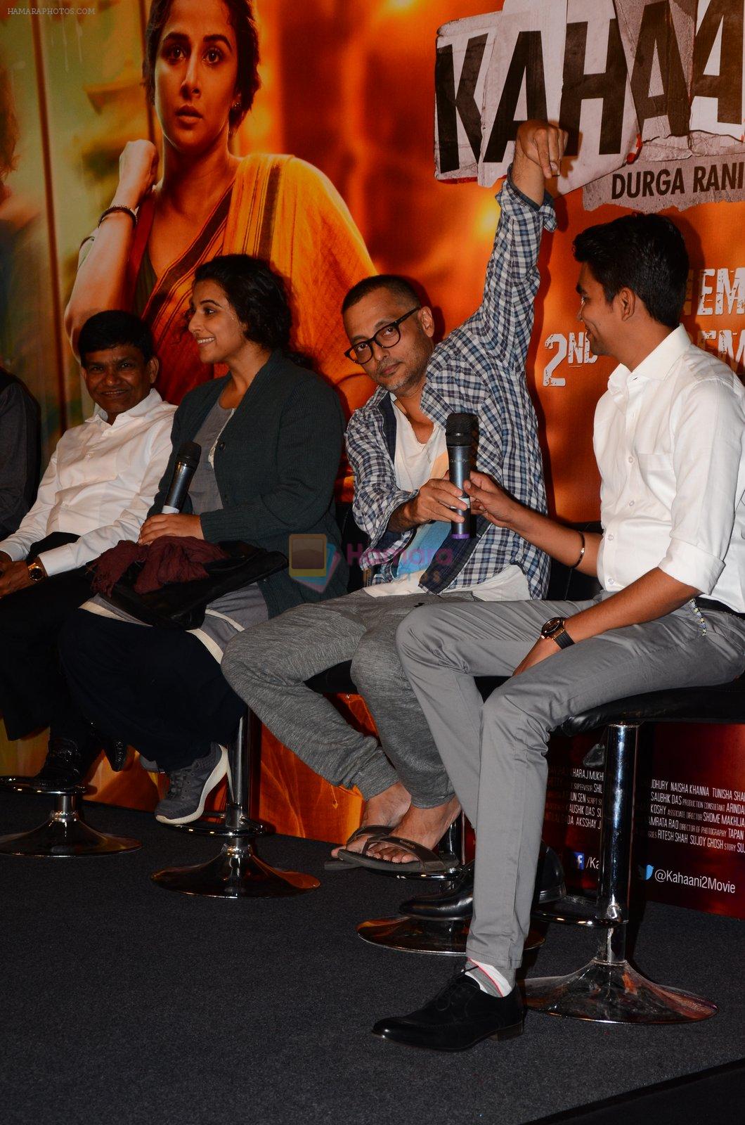 Vidya Balan, Sujoy Ghosh at the Trailer launch of Kahaani 2 on 25th Oct 2016