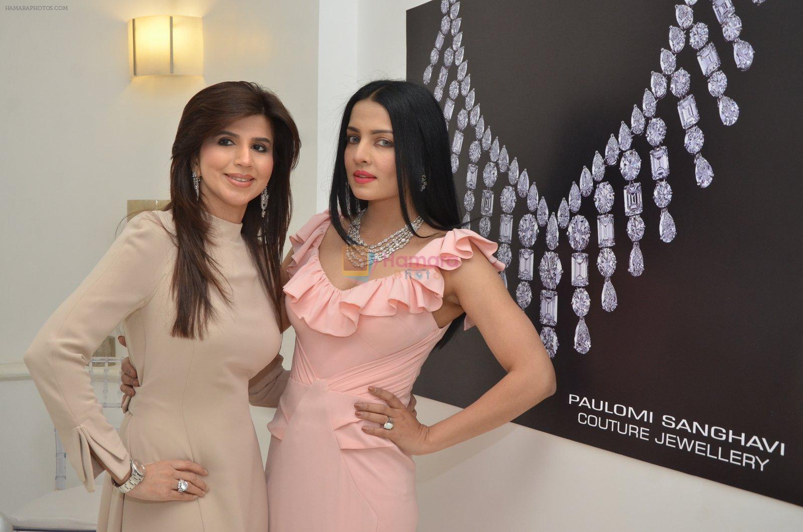 Celina Jaitley at the launch of a new jewellery line of designer Paulomi Sanghavi in Mumbai on 27th Oct 2016