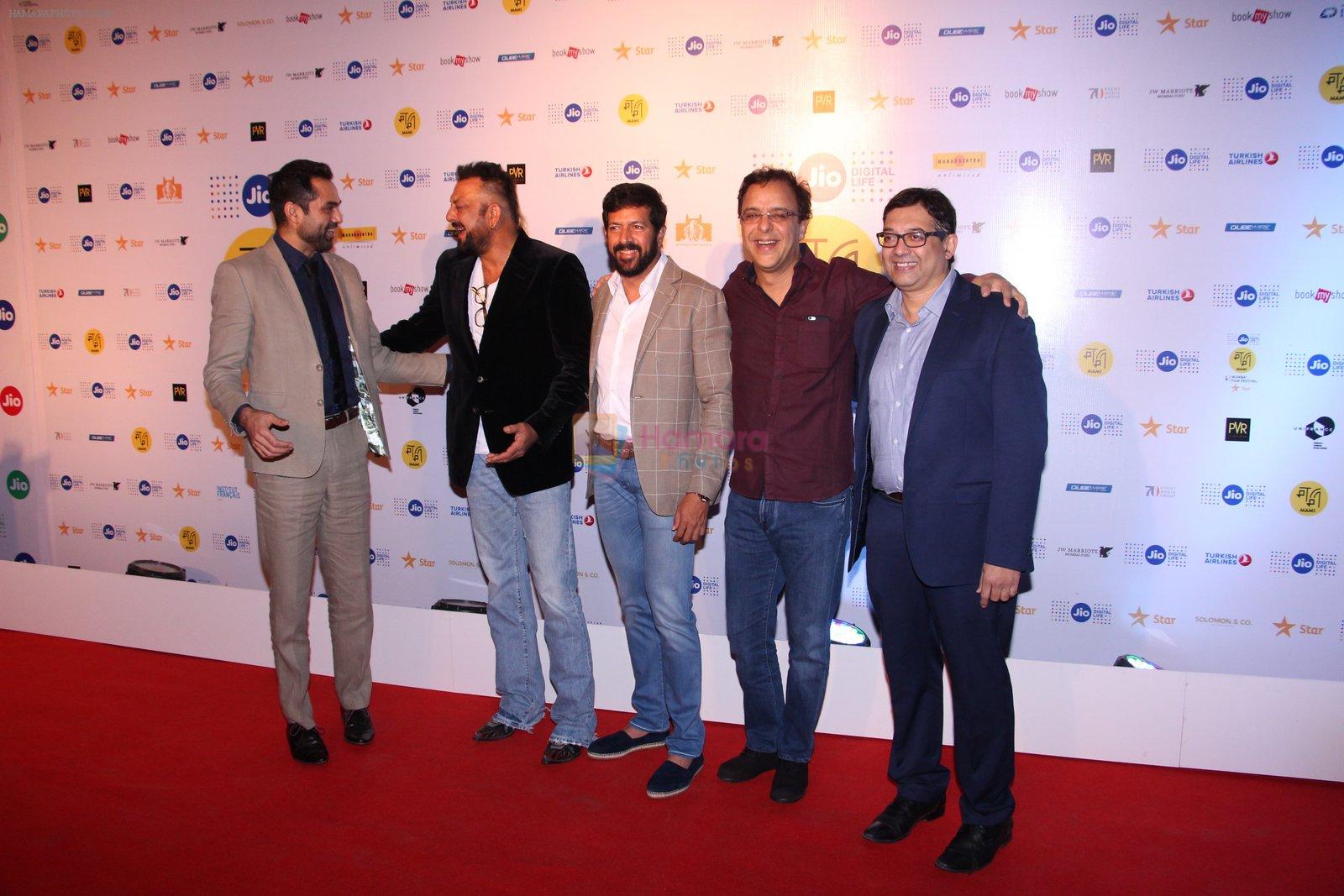 Abhay Deol, Kabir Khan, Sanjay Dutt, Vidhu Vinod Chopra at closing ceremony of MAMI Film Festival 2016 on 27th Oct 2016