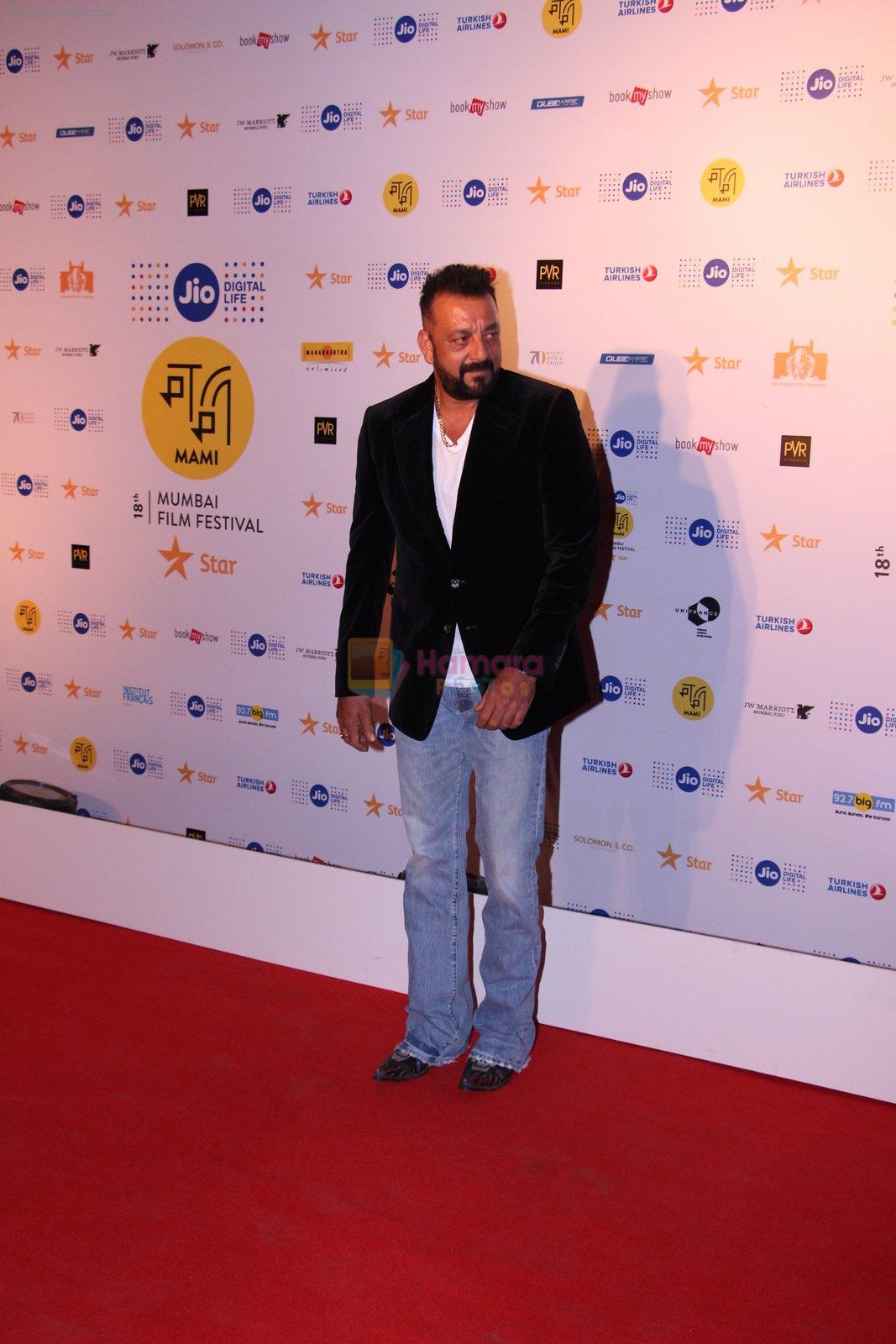 Sanjay Dutt at closing ceremony of MAMI Film Festival 2016 on 27th Oct 2016