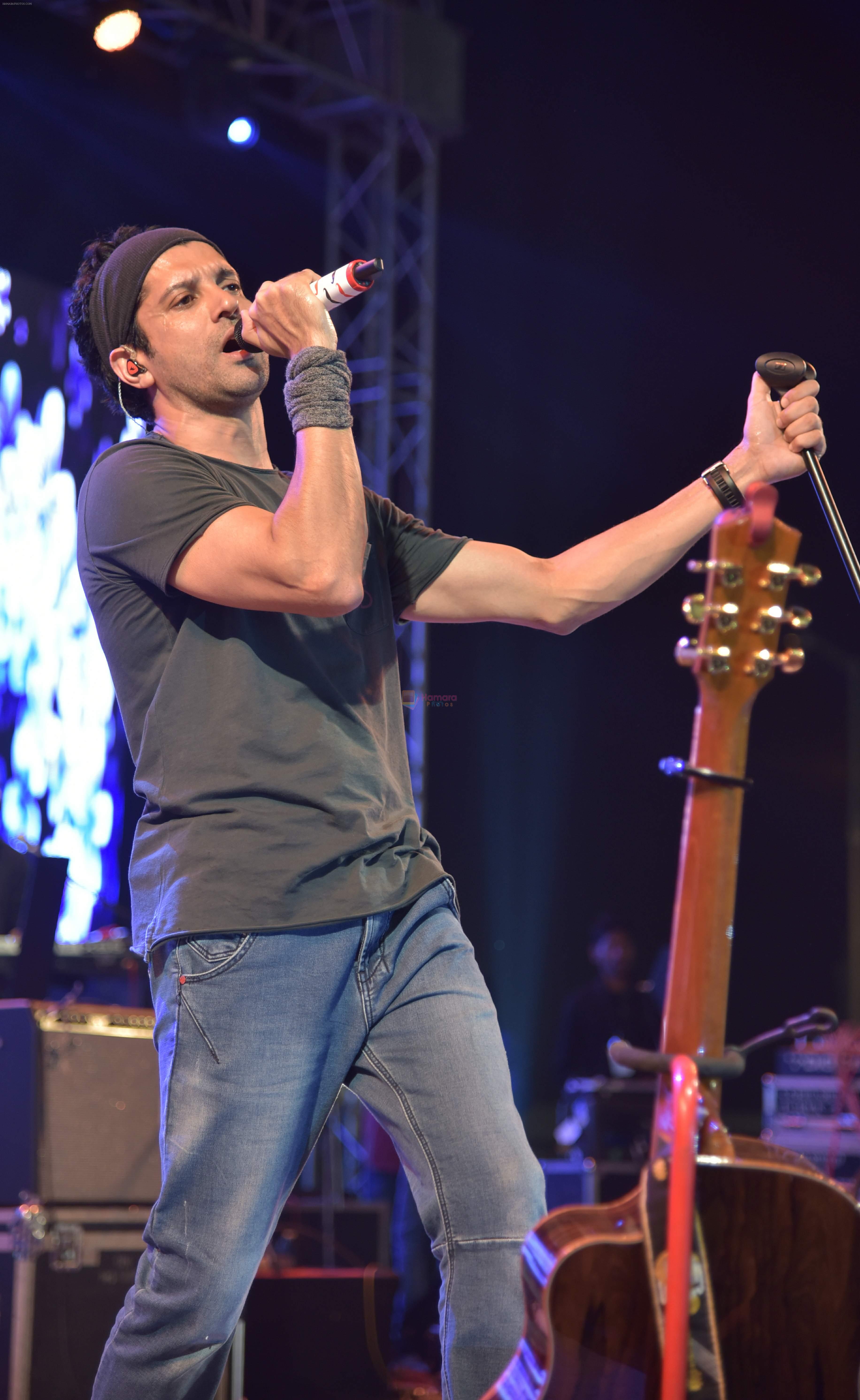 Farhan Akhtar at Lokmat Rock On Concert�- Aurangabad 2nd November 2016