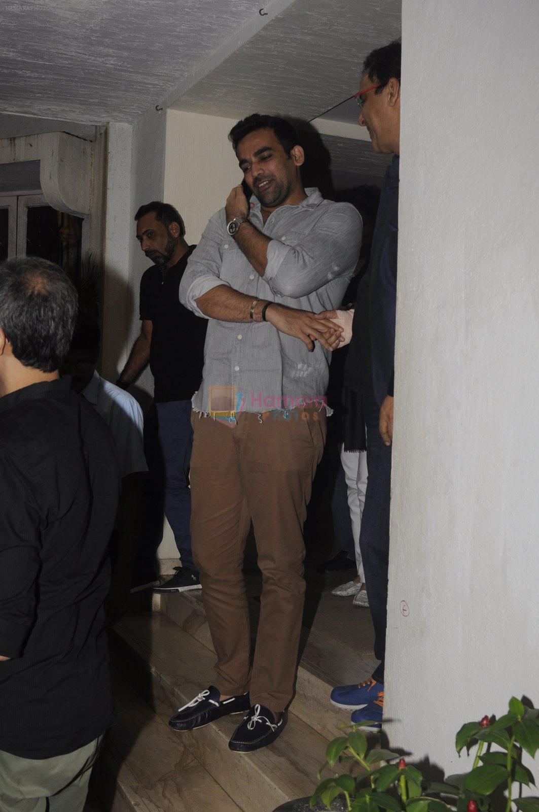 Zaheer Khan at Ventilator screening in Mumbai on 3rd Nov 2016
