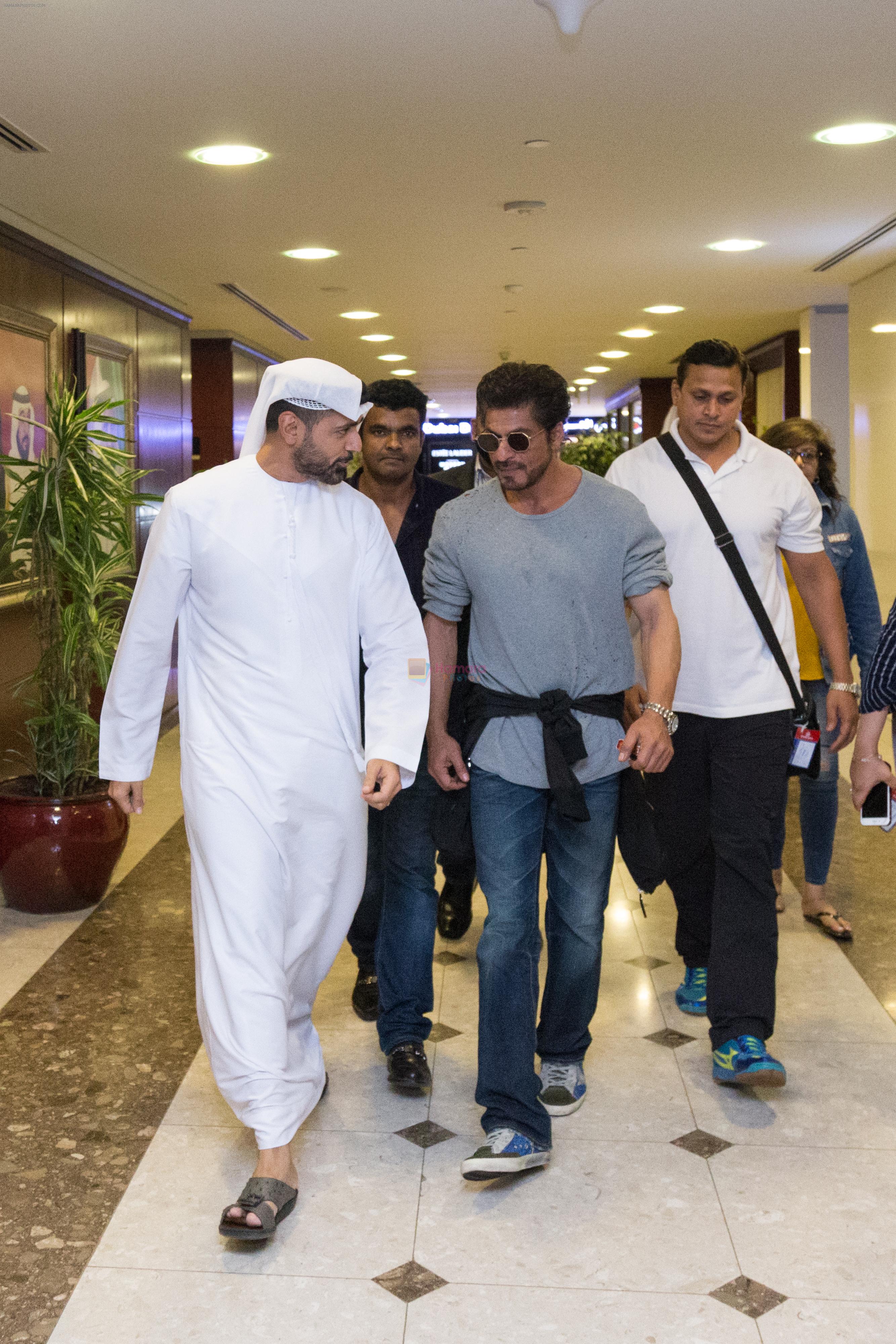 Issam Kazim, CEO DCTCM welcomes Shah Rukh Khan in Dubai