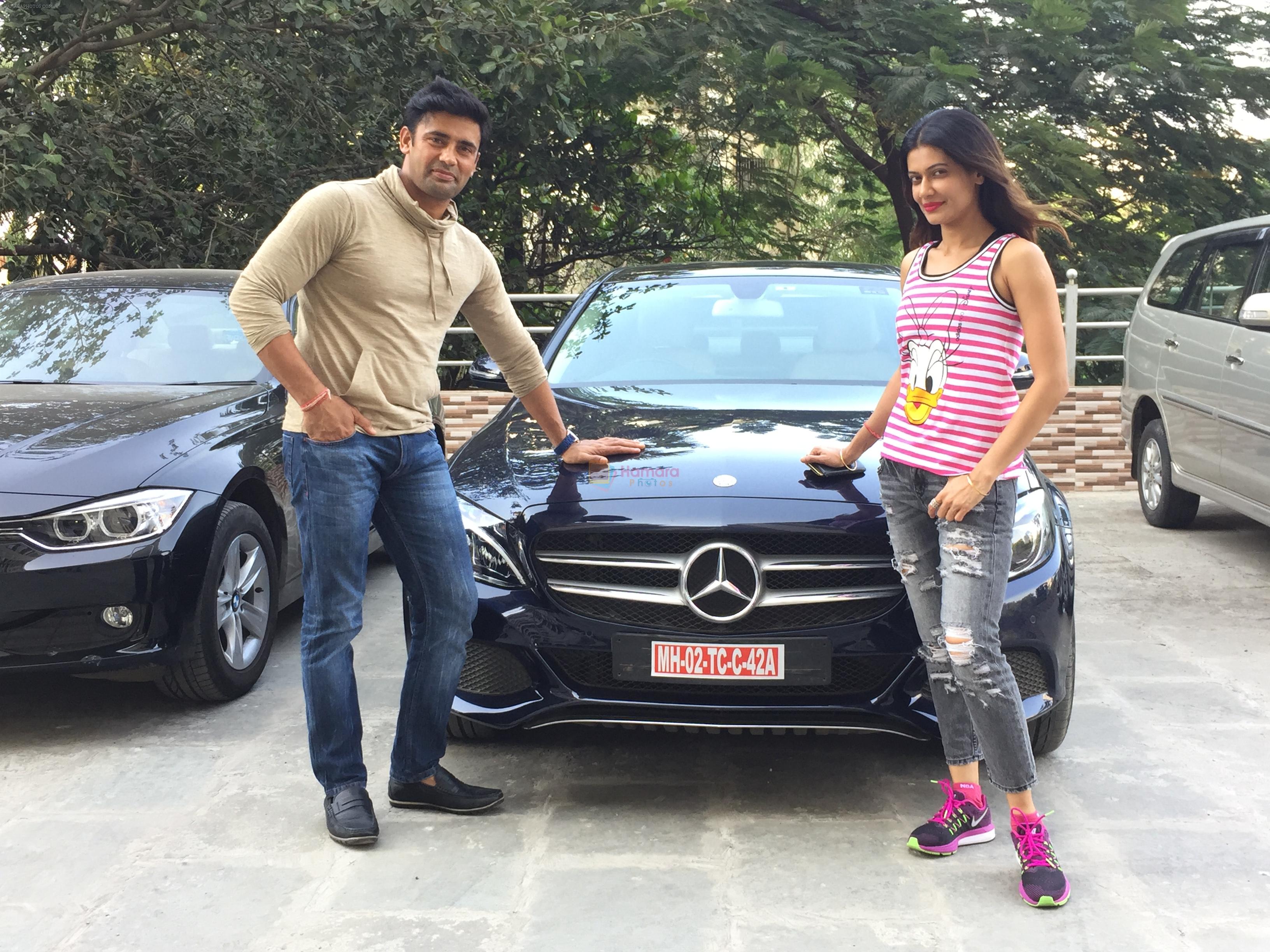 Wrestler Sangram Singh surprises ladylove Payal Rohtagi with a Mercedes