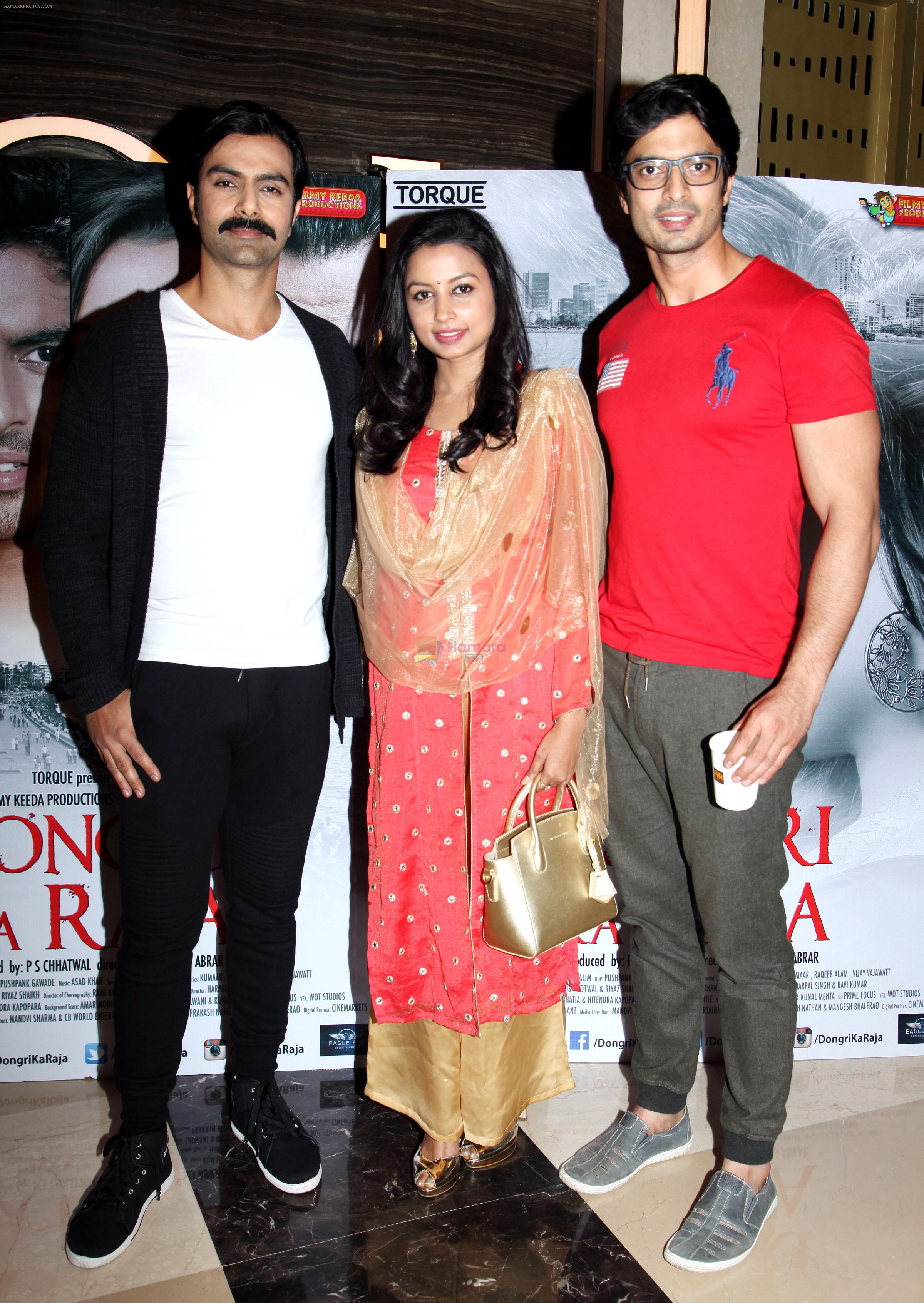 Ashmit Patel, Reecha Sinha & Gashmeer Mahajani at Dongri Ka Raja Special Screening at PVR Icon