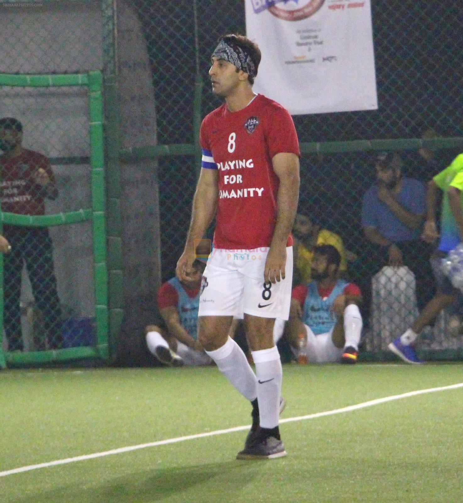 Ranbir Kapoorat charity soccer match on 13th Nov 2016