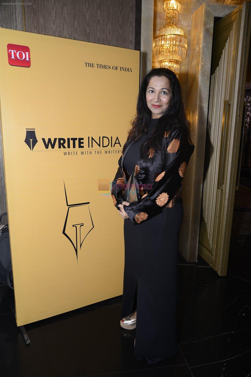 at the launch of Write India stories compilation book in St Regis on 13th Nov 2016